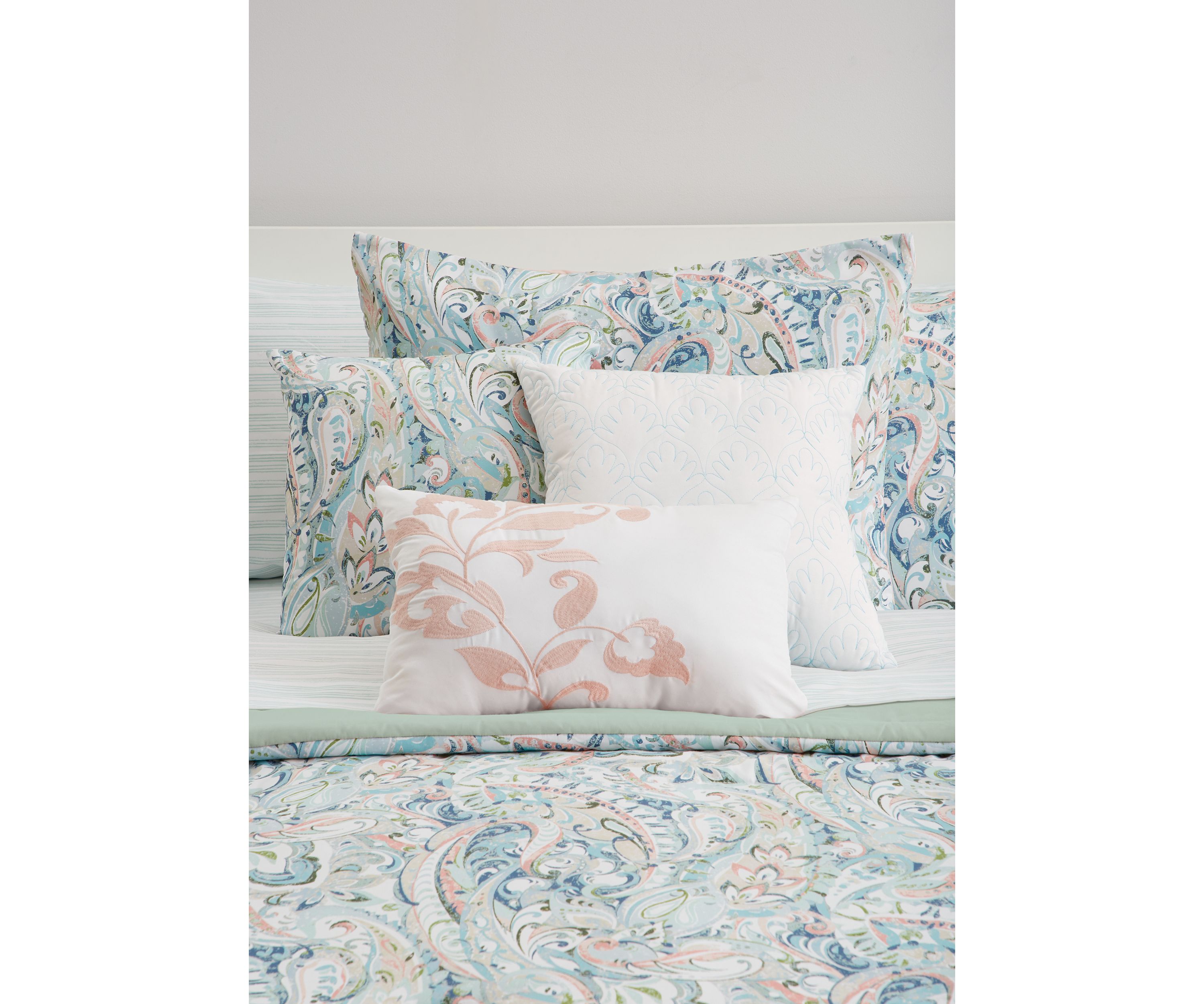 Coastal Paisley 10 Piece Bedding Set