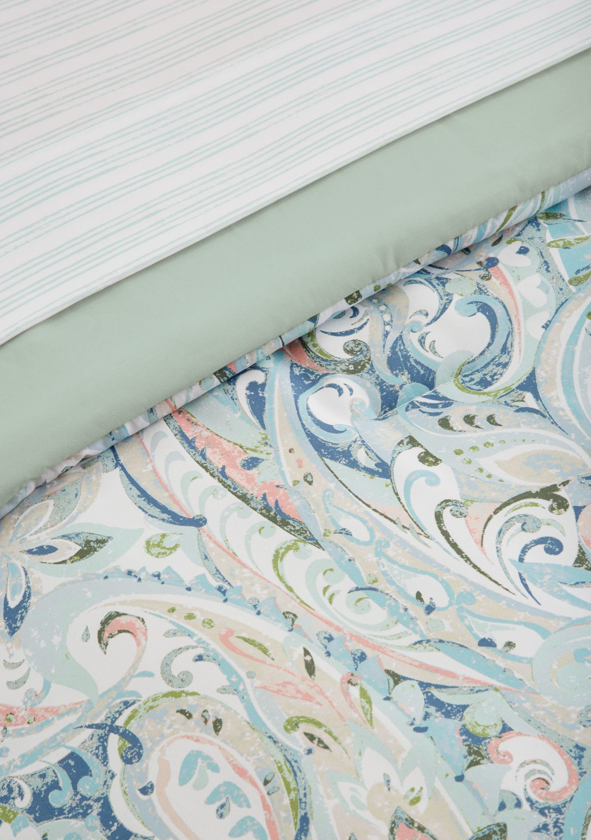 Coastal Paisley 10 Piece Bedding Set