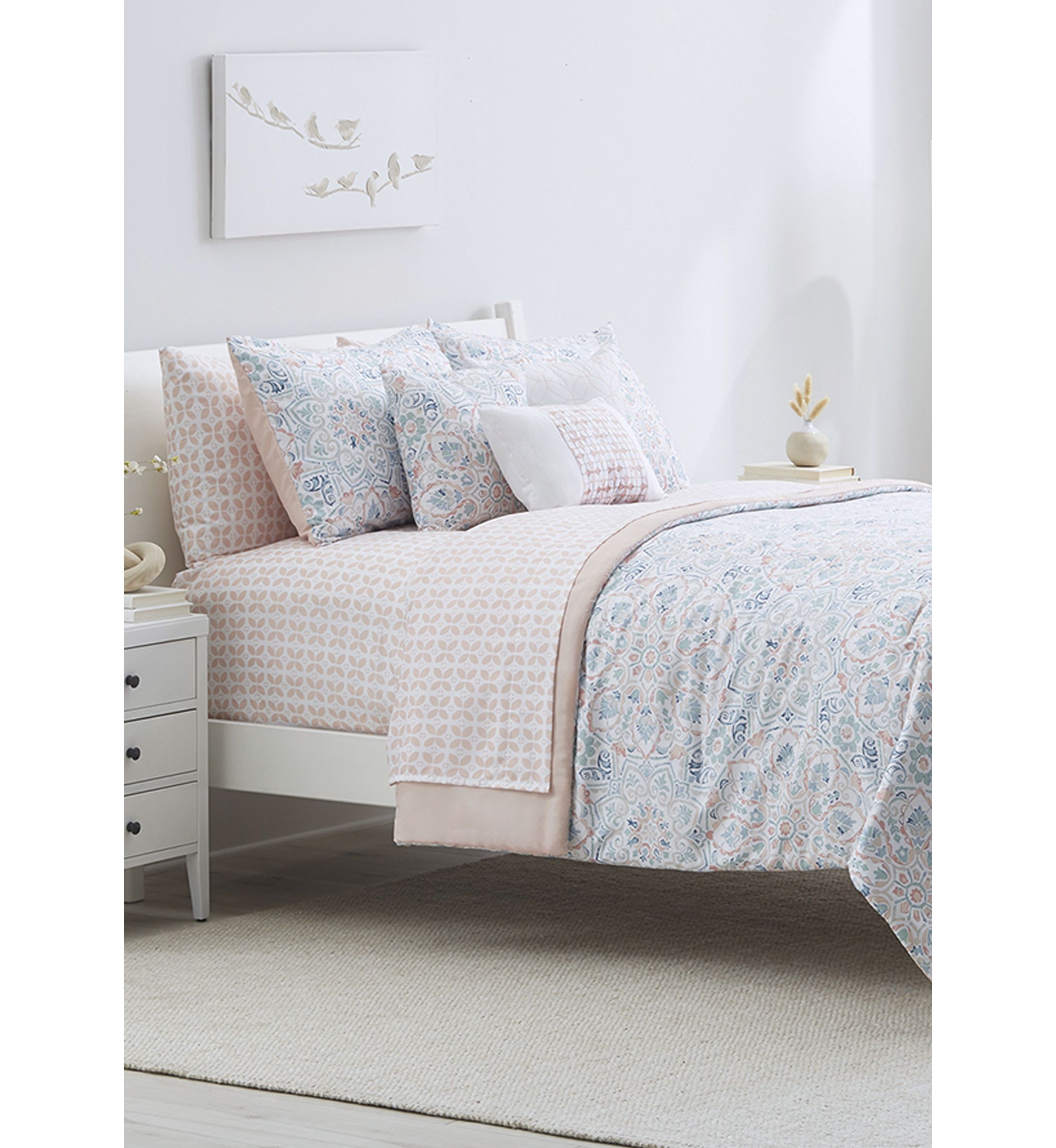 Coastal Medallion 10 Piece Comforter Set
