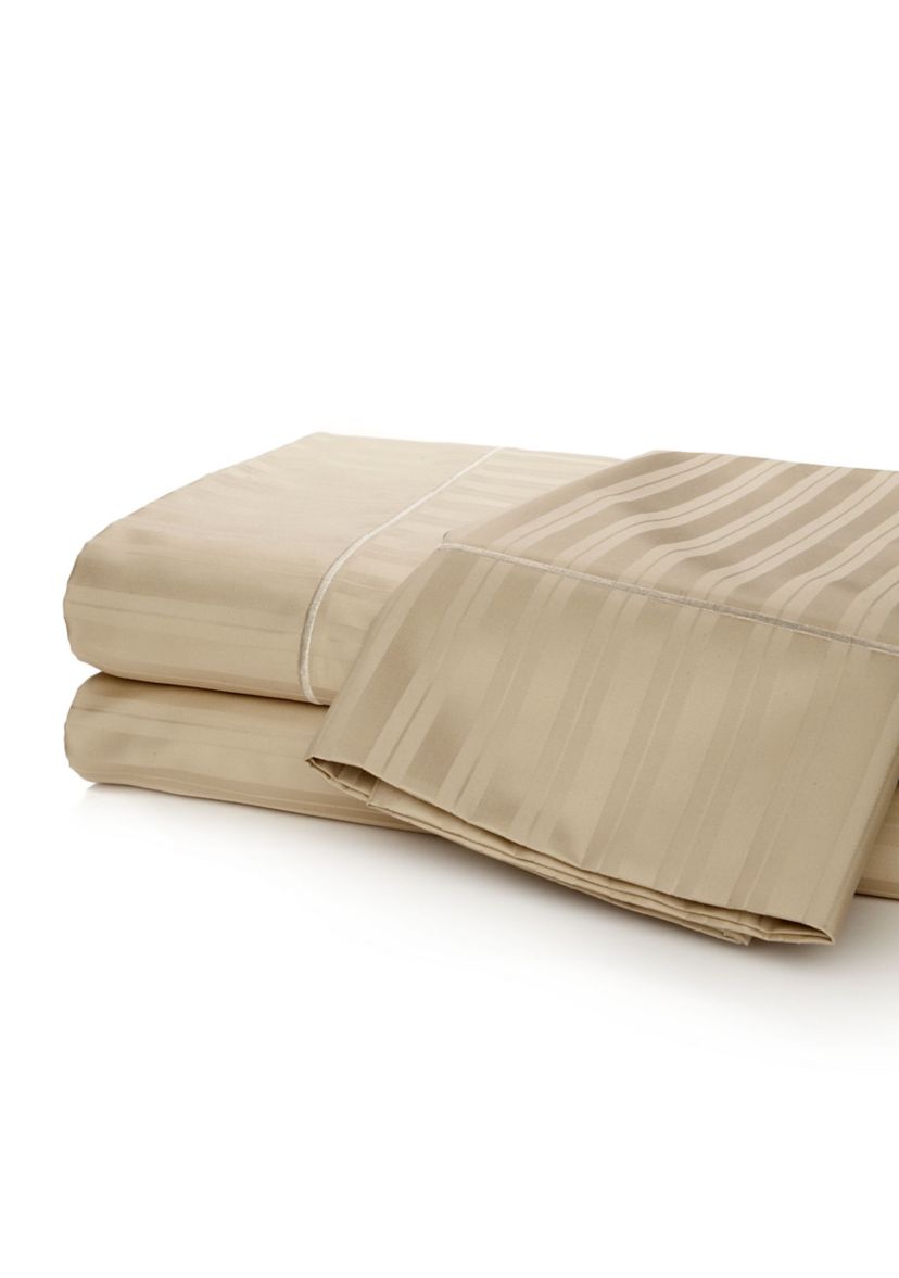 Century Damask Stripe Pillowcase - Set of 2