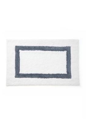 Biltmore Border Bath Rug, Blue, 24 x 40