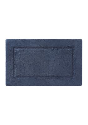 Biltmore Frame Style Bath Rug, Blue, 24 x 40