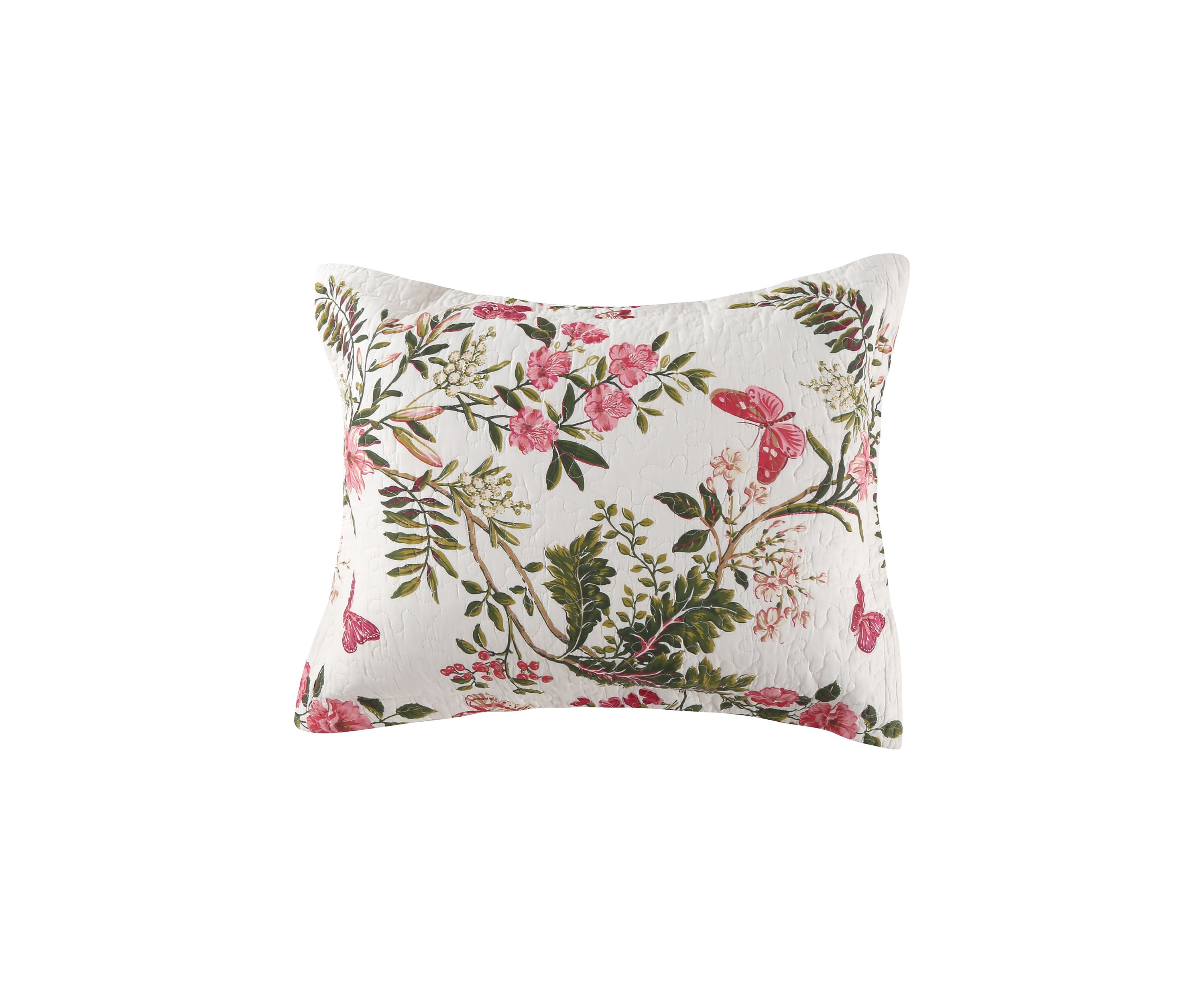 Butterflies Quilt and Pillow Sham Set