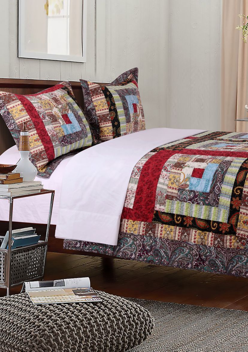 Colorado Lodge Quilt and Pillow Sham Set