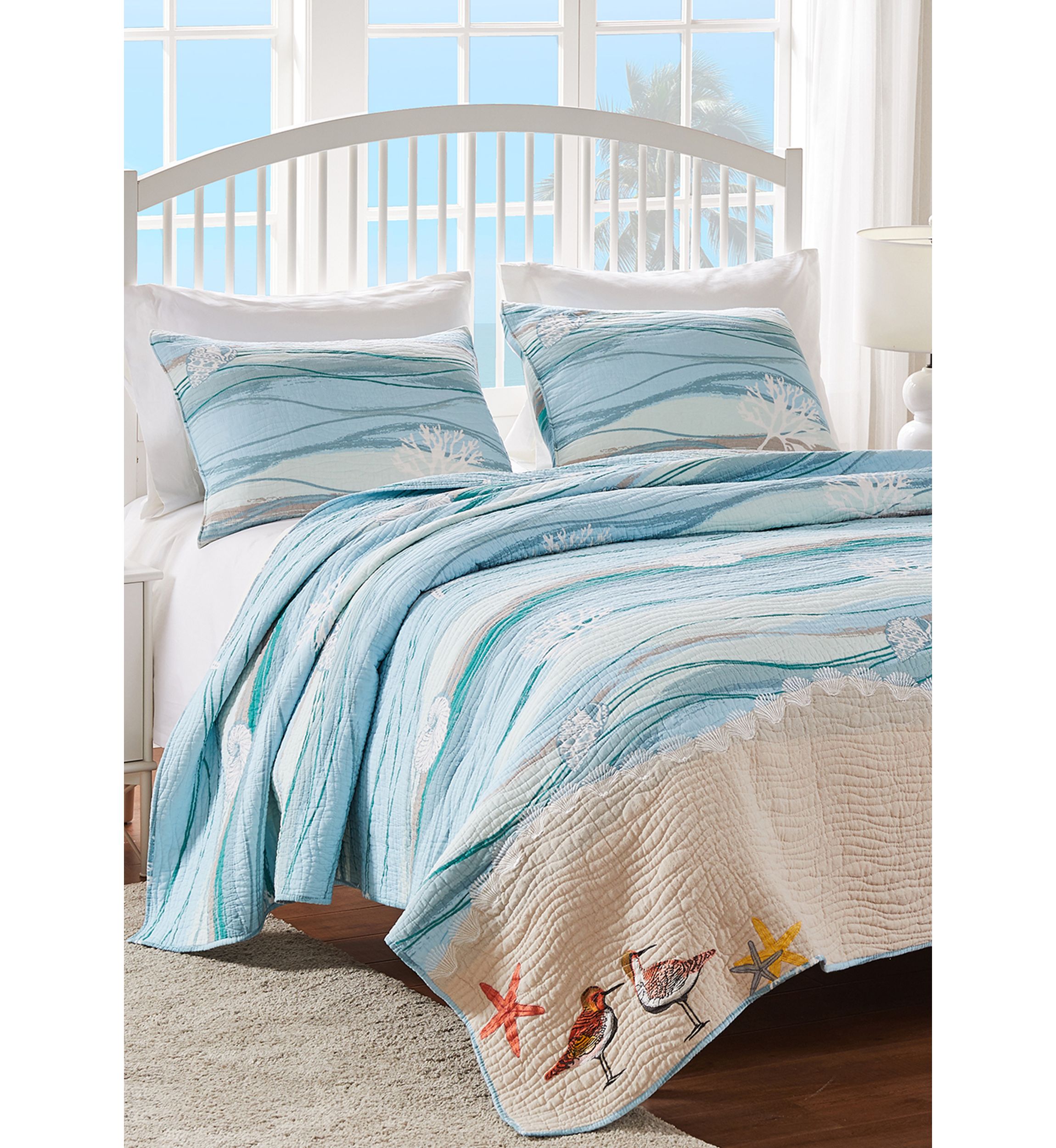 Maui Quilt and Pillow Sham Set