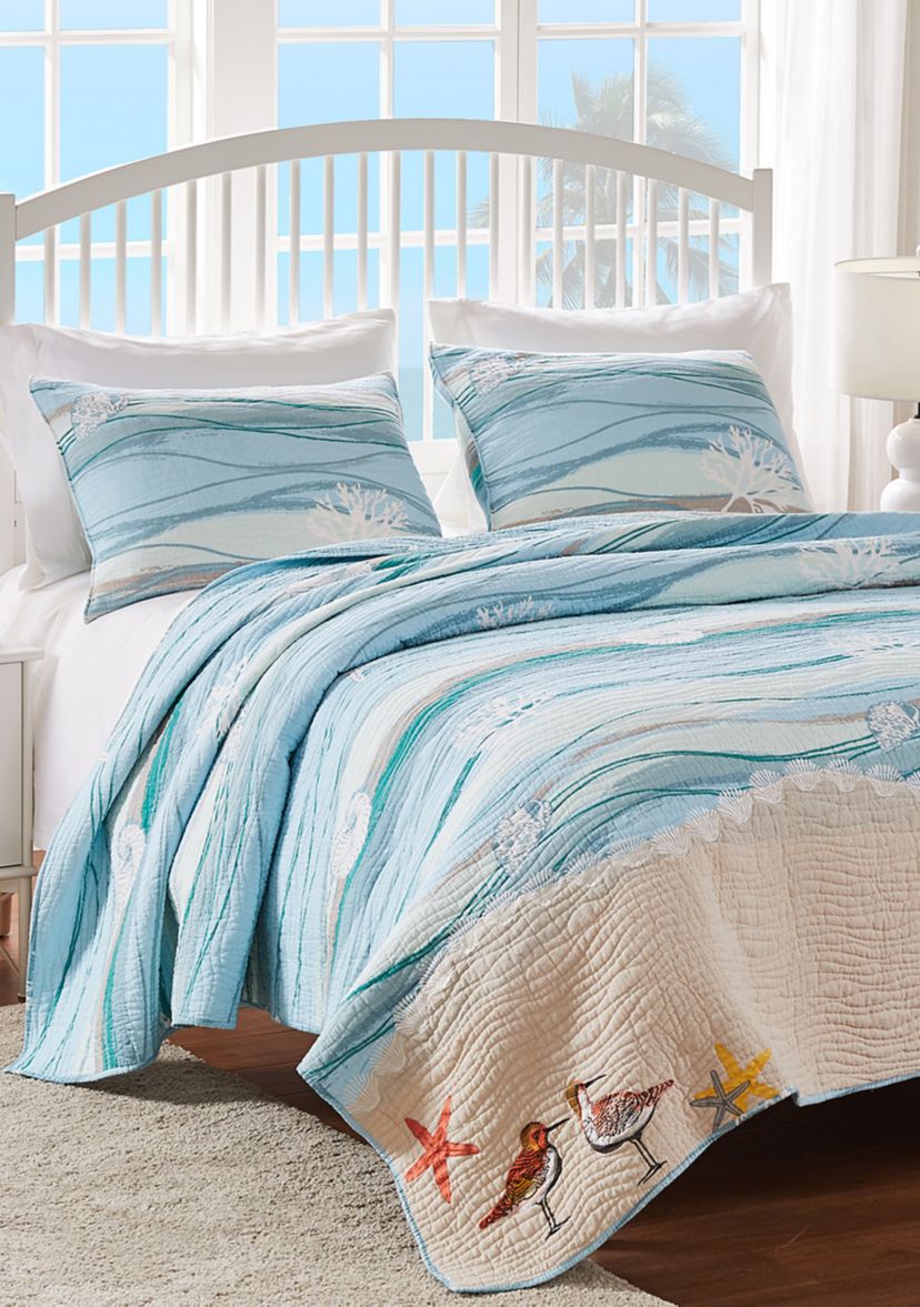 Maui Quilt and Pillow Sham Set
