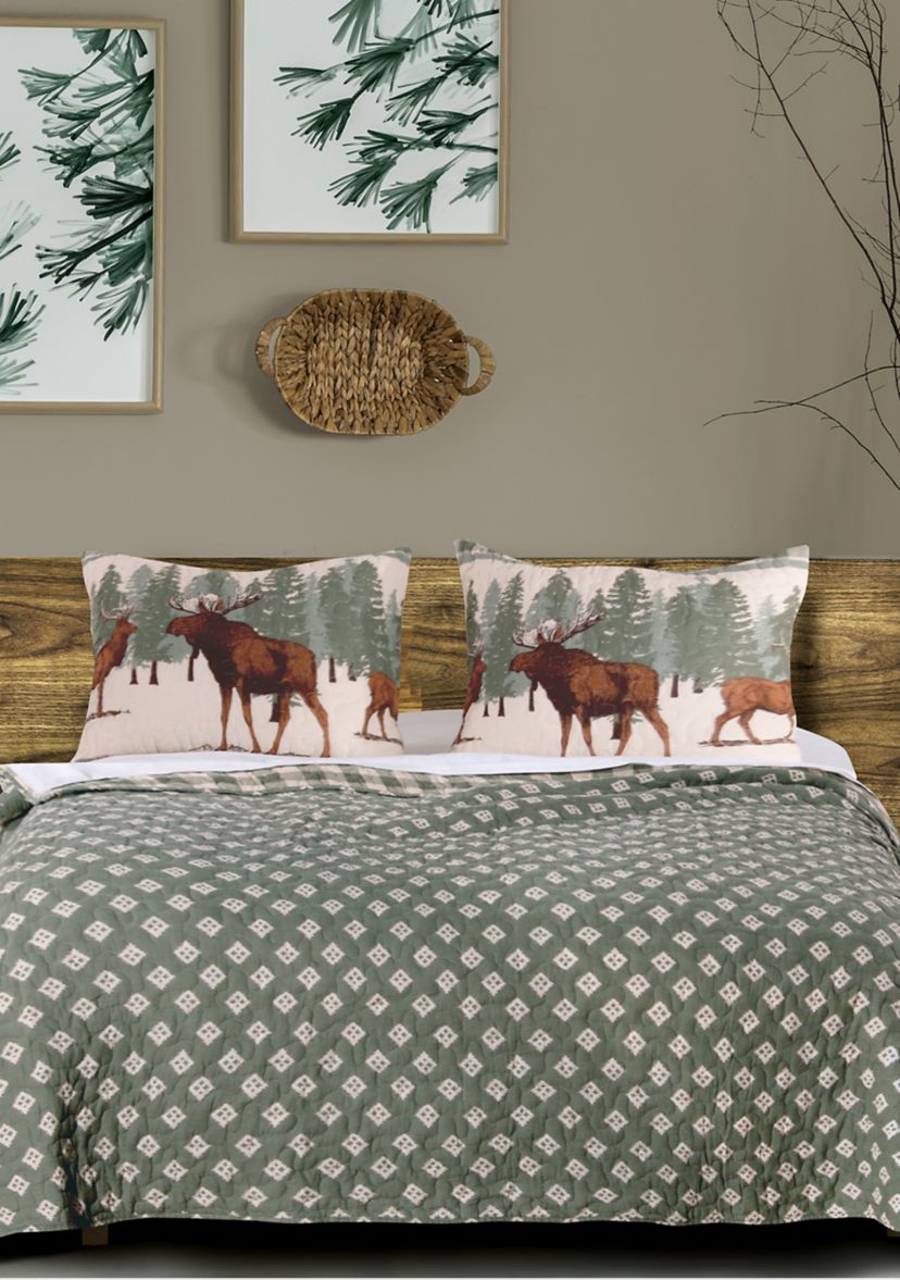 Moose Creek Quilt and Pillow Sham Set