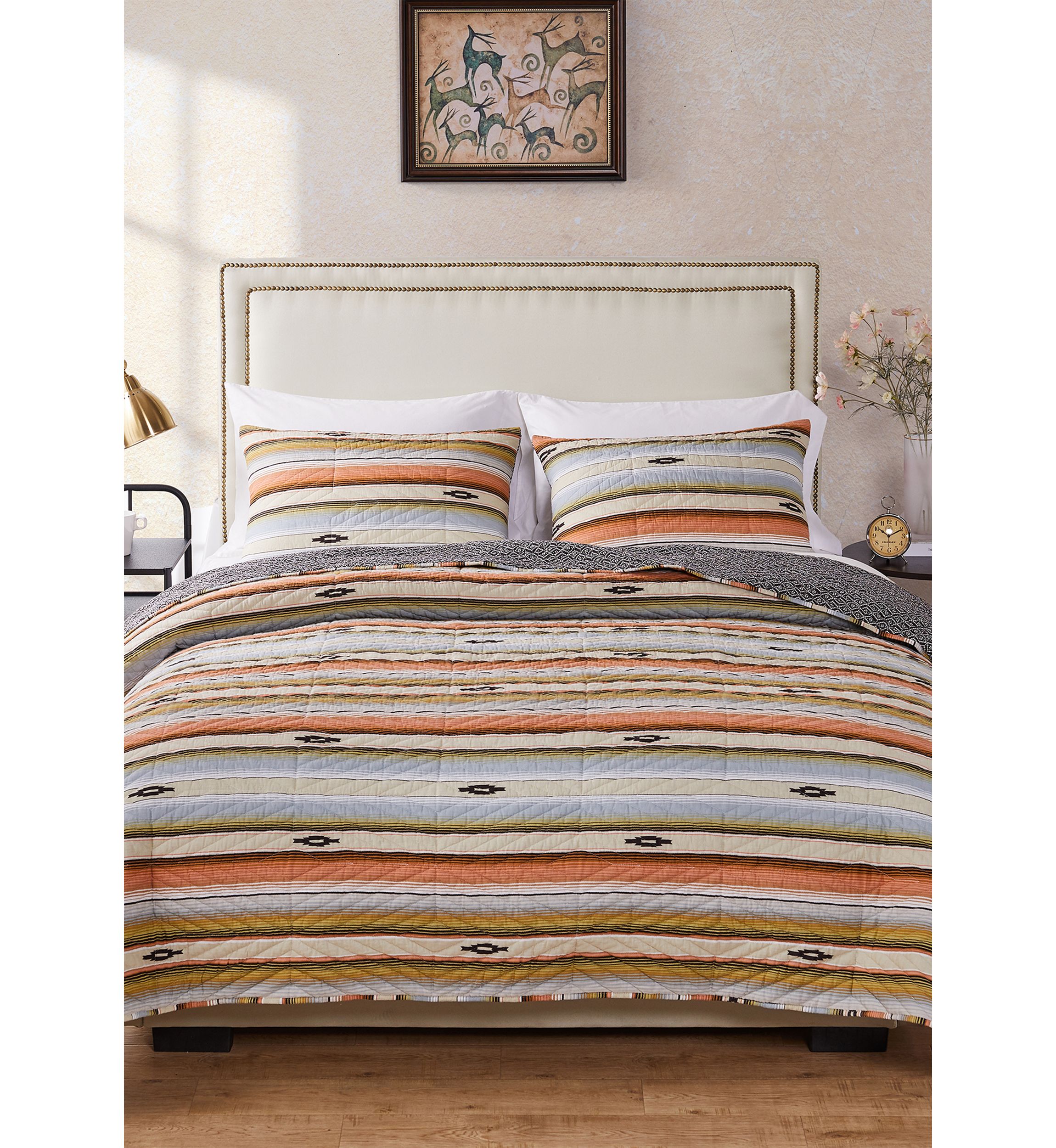 Barefoot Bungalow Painted Desert Quilt and Pillow Sham Set | Belk