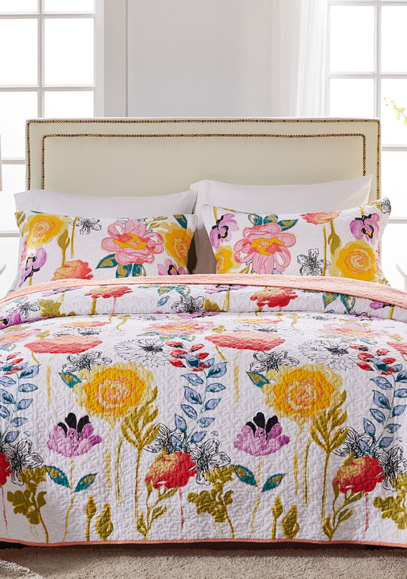 Watercolor Dream Quilt and Pillow Sham Set