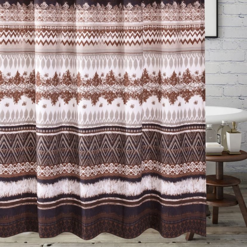 Southwest Latte Bath Shower Curtain