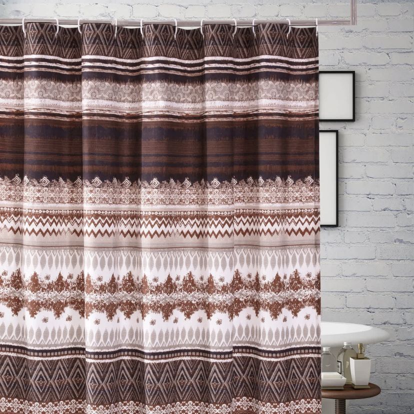 Southwest Latte Bath Shower Curtain