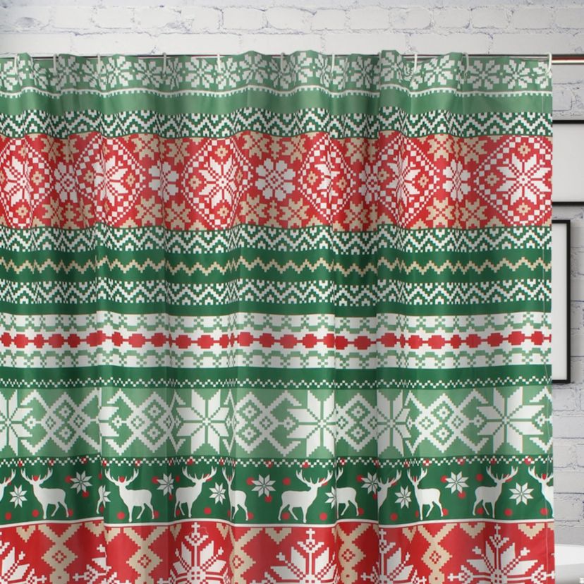 Fair Isle Bath Shower Curtain