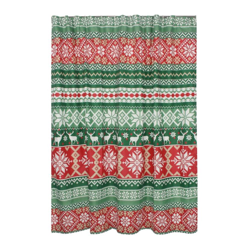 Fair Isle Bath Shower Curtain
