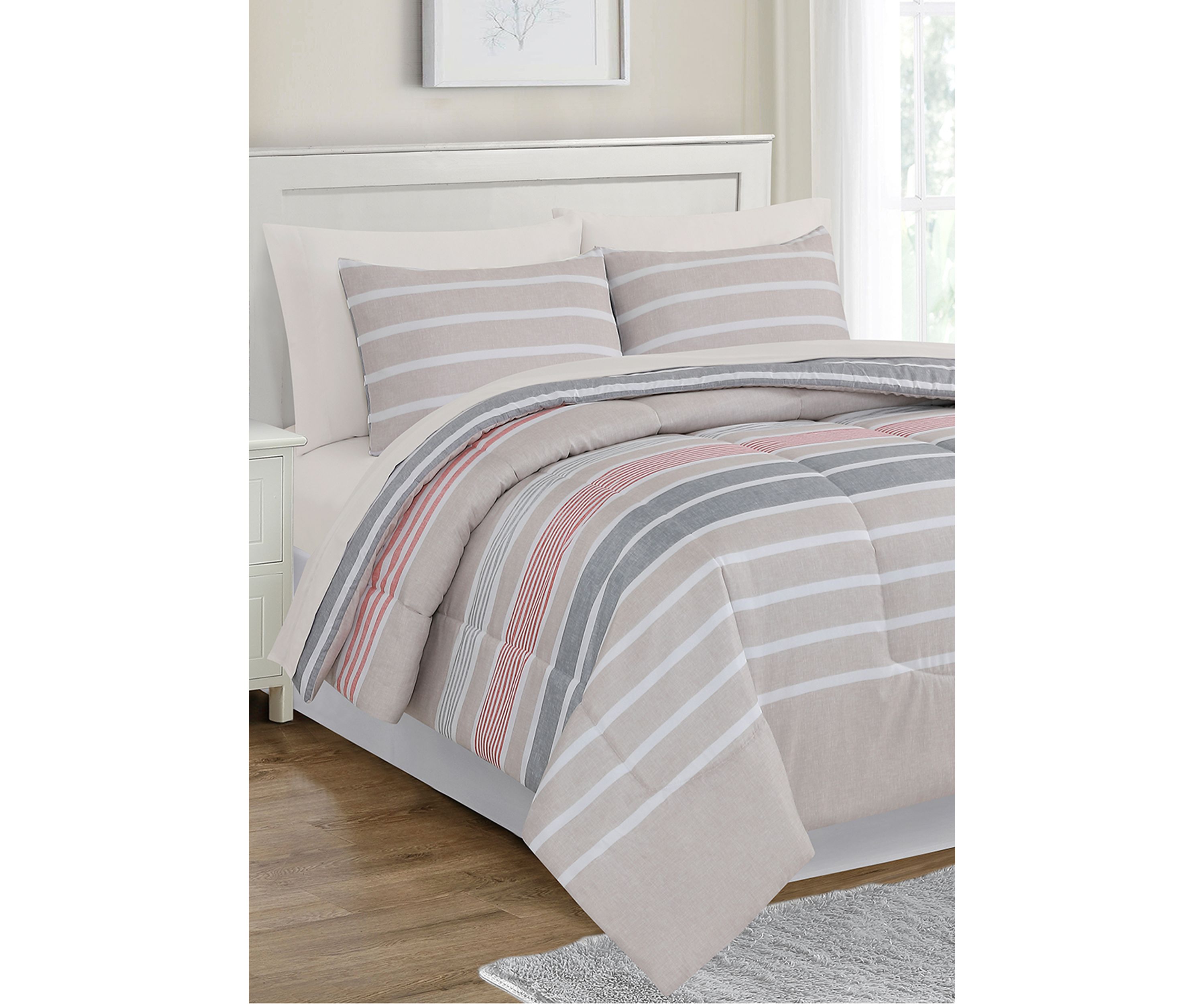 Clark Stripe Comforter Set
