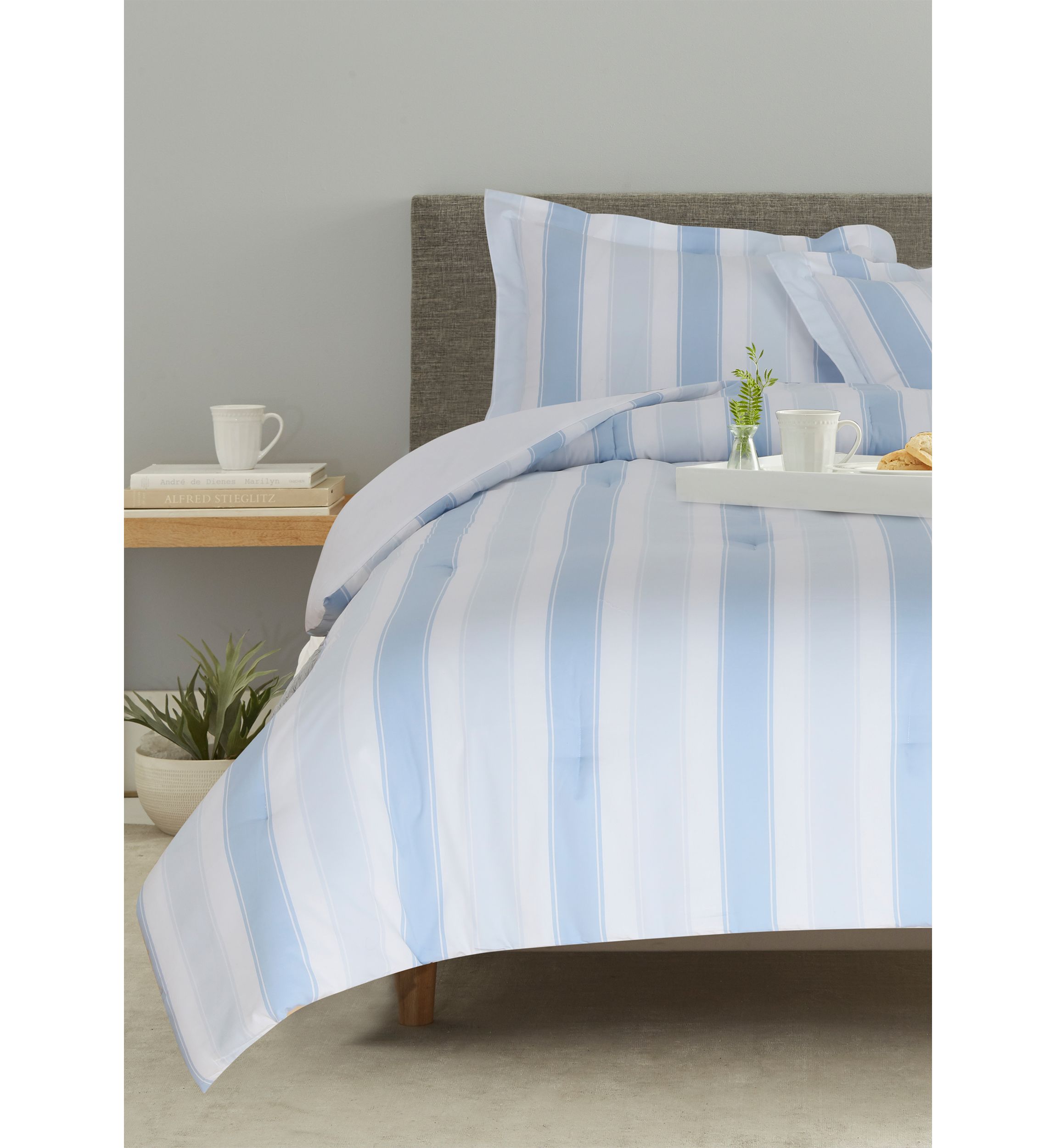 Wide Stripe Comforter Set