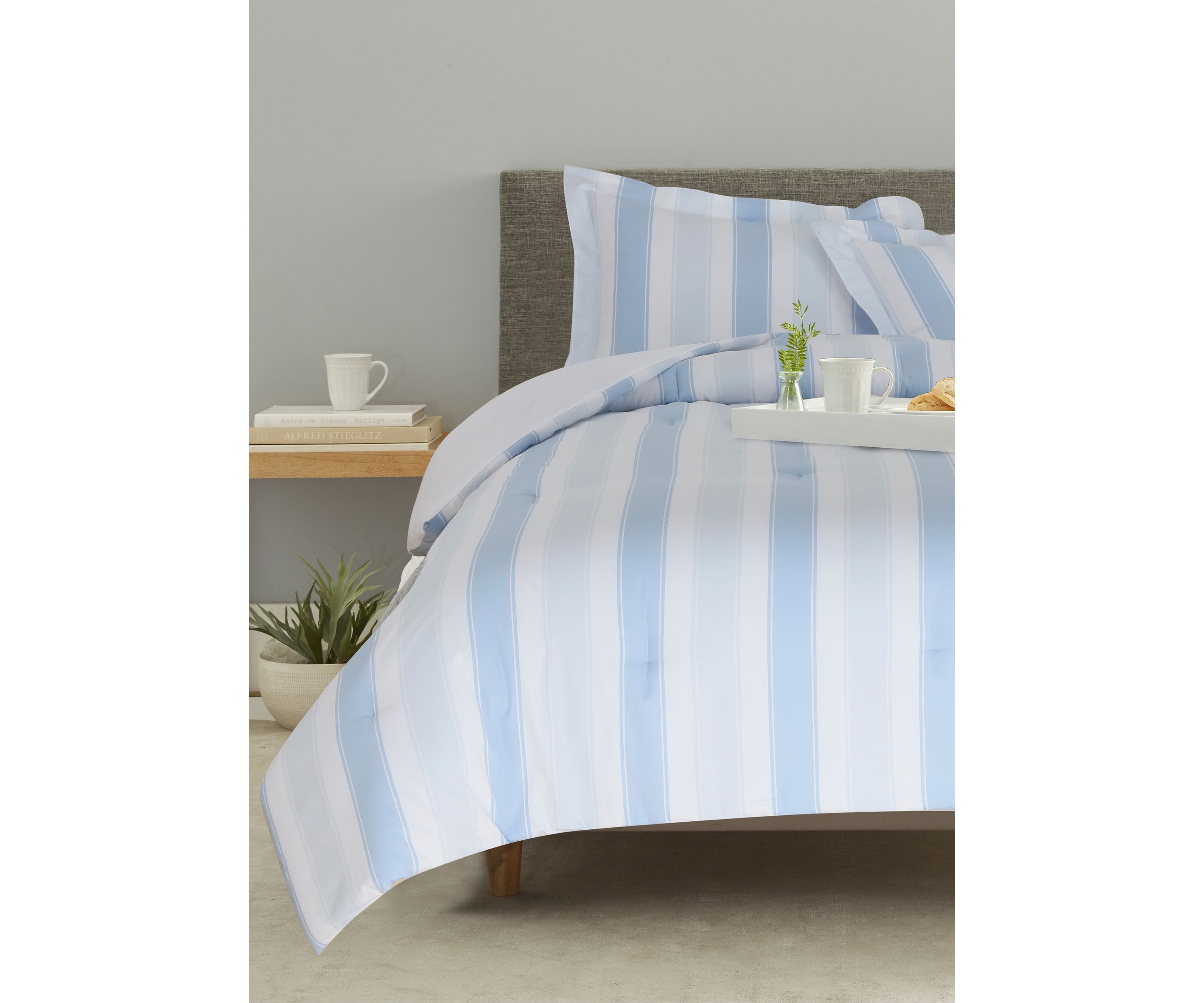 Wide Stripe Comforter Set