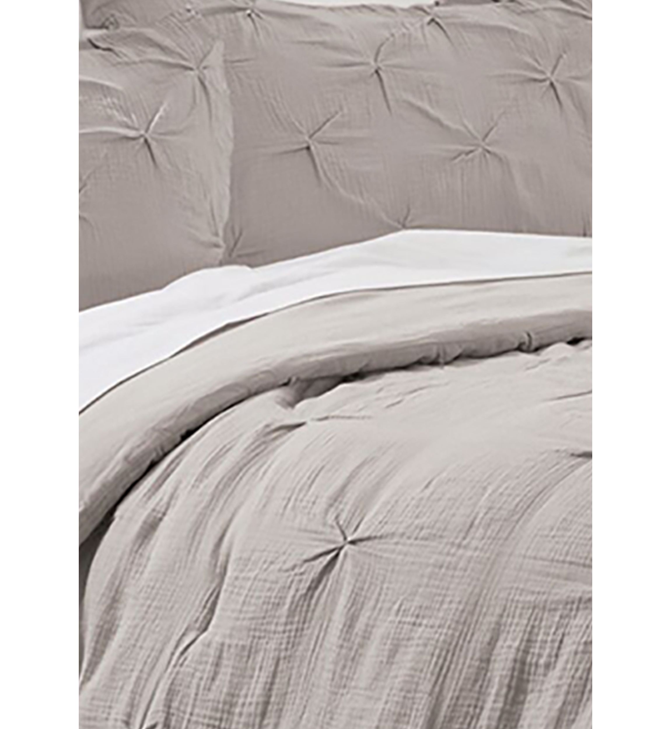3-Piece Pintuck Comforter Set