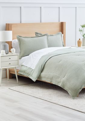 Waffle Weave Comforter Set