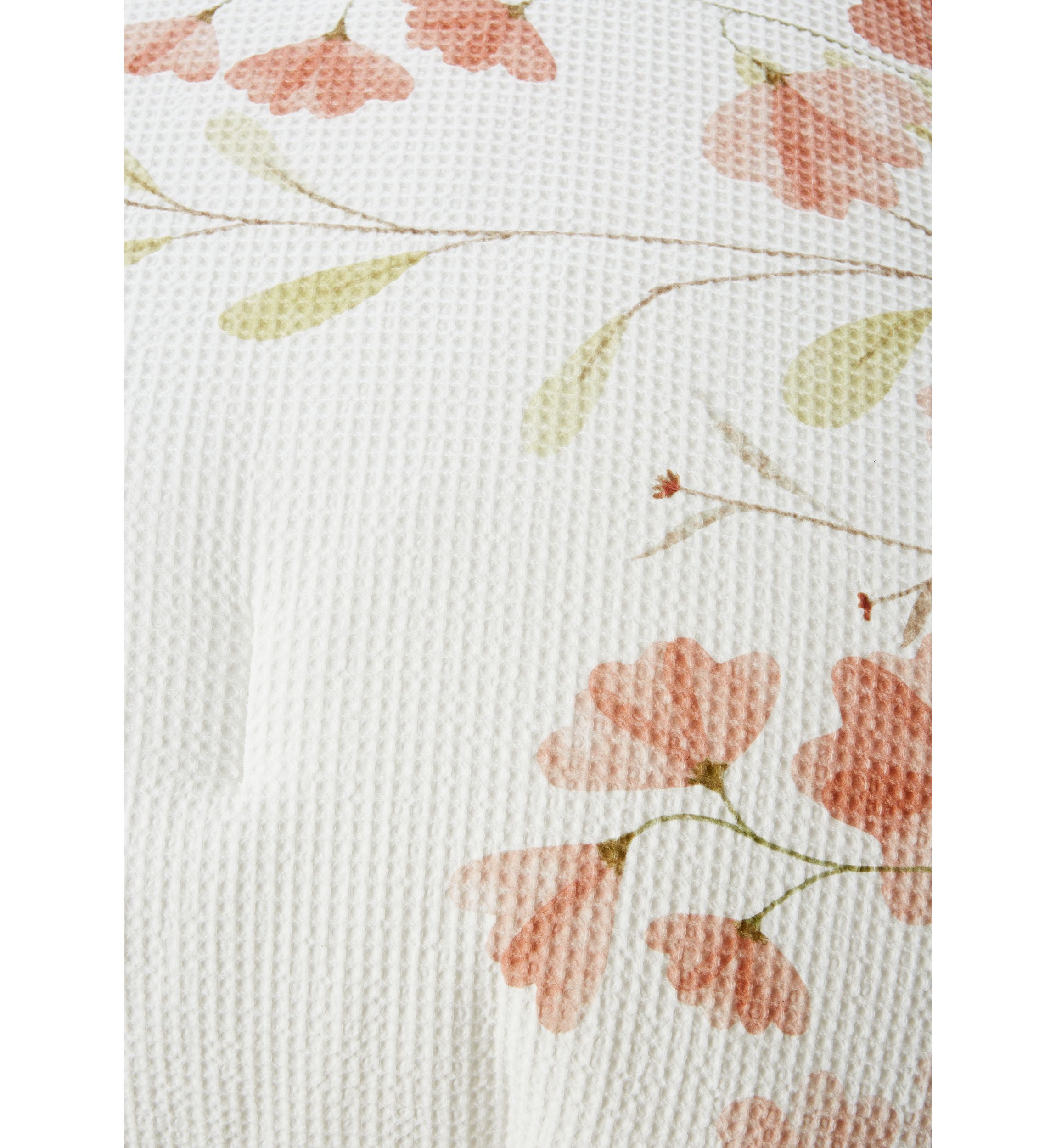 Floral Bloom Waffle Comforter Set