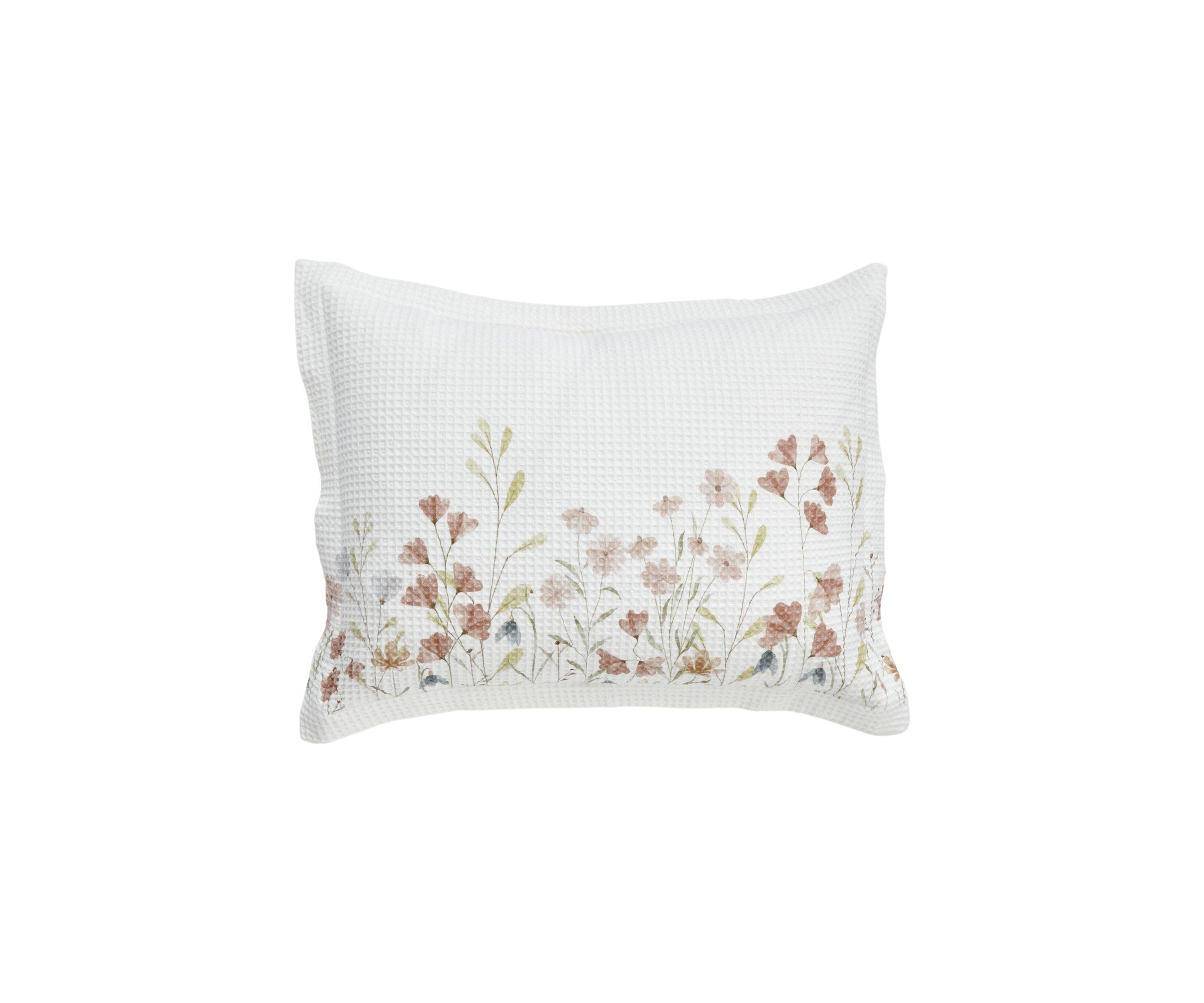 Floral Bloom Waffle Comforter Set