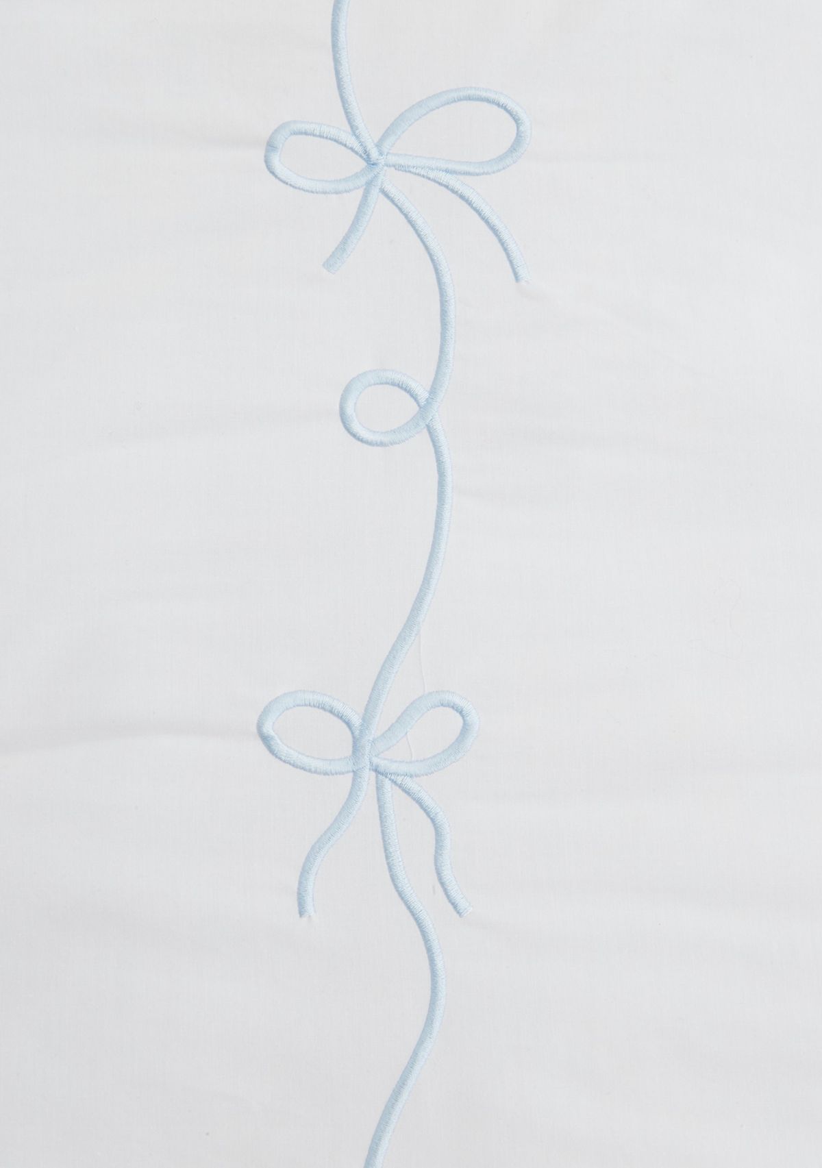 Blue Bow Comforter Set
