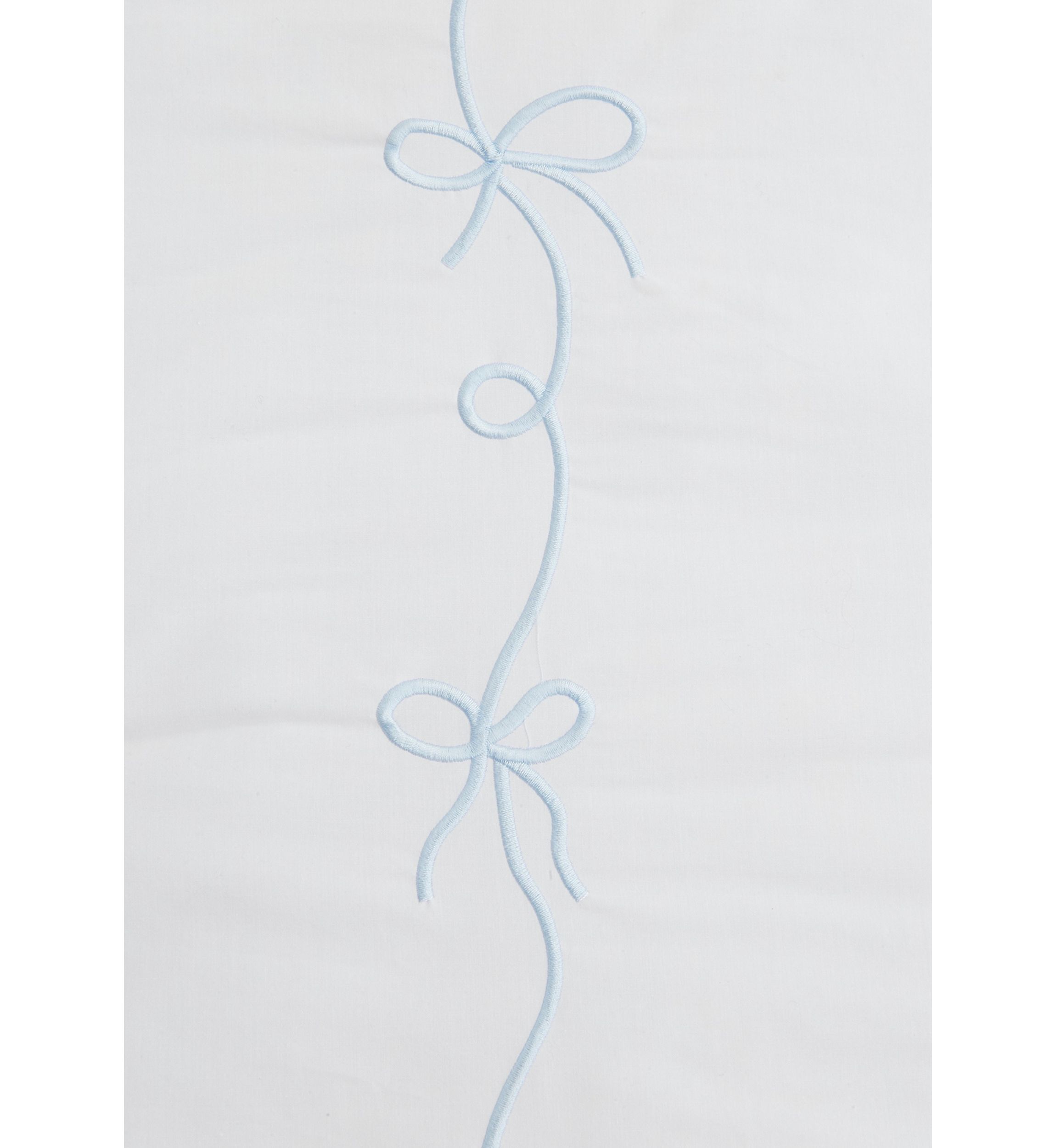Blue Bow Comforter Set