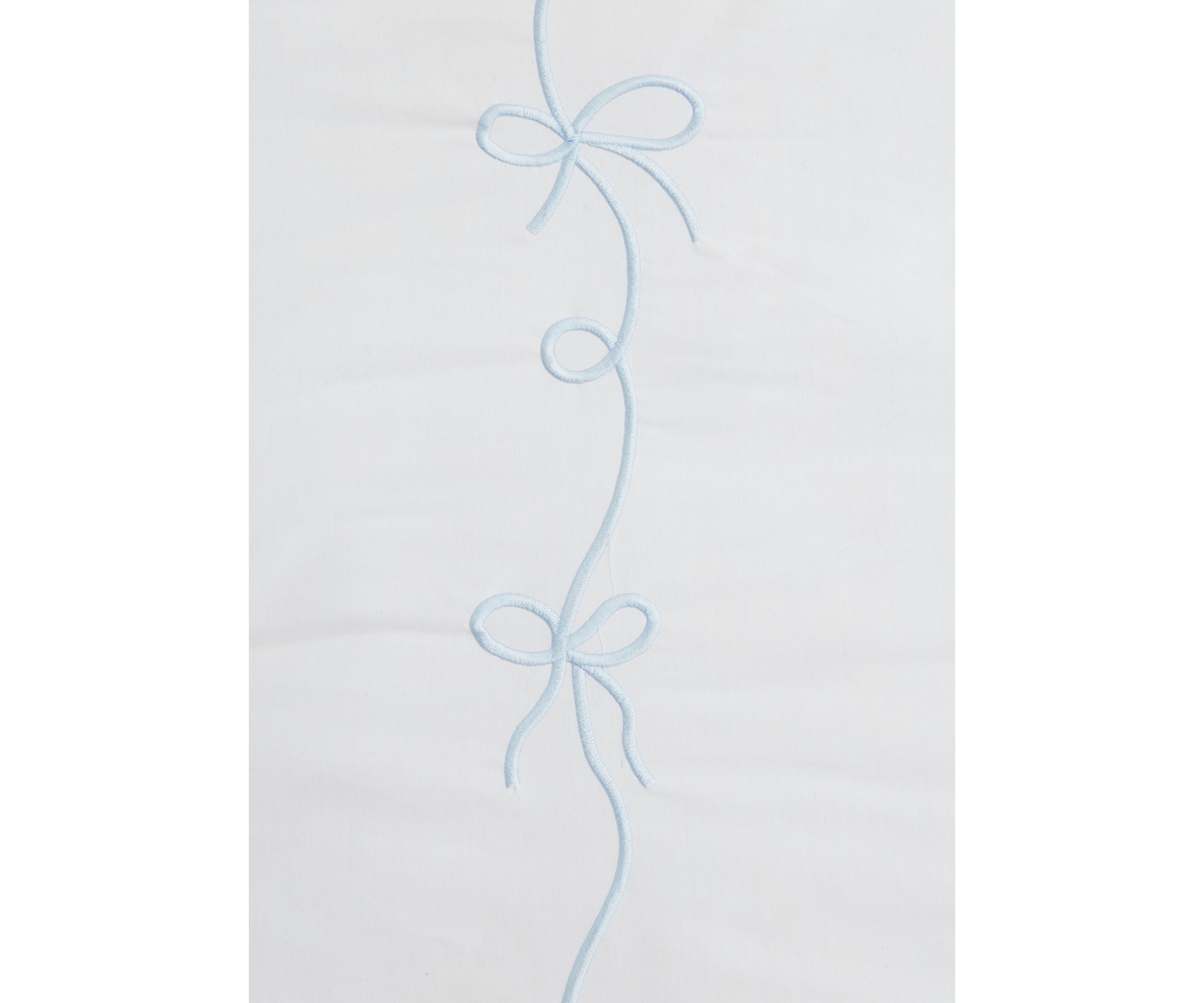 Blue Bow Comforter Set