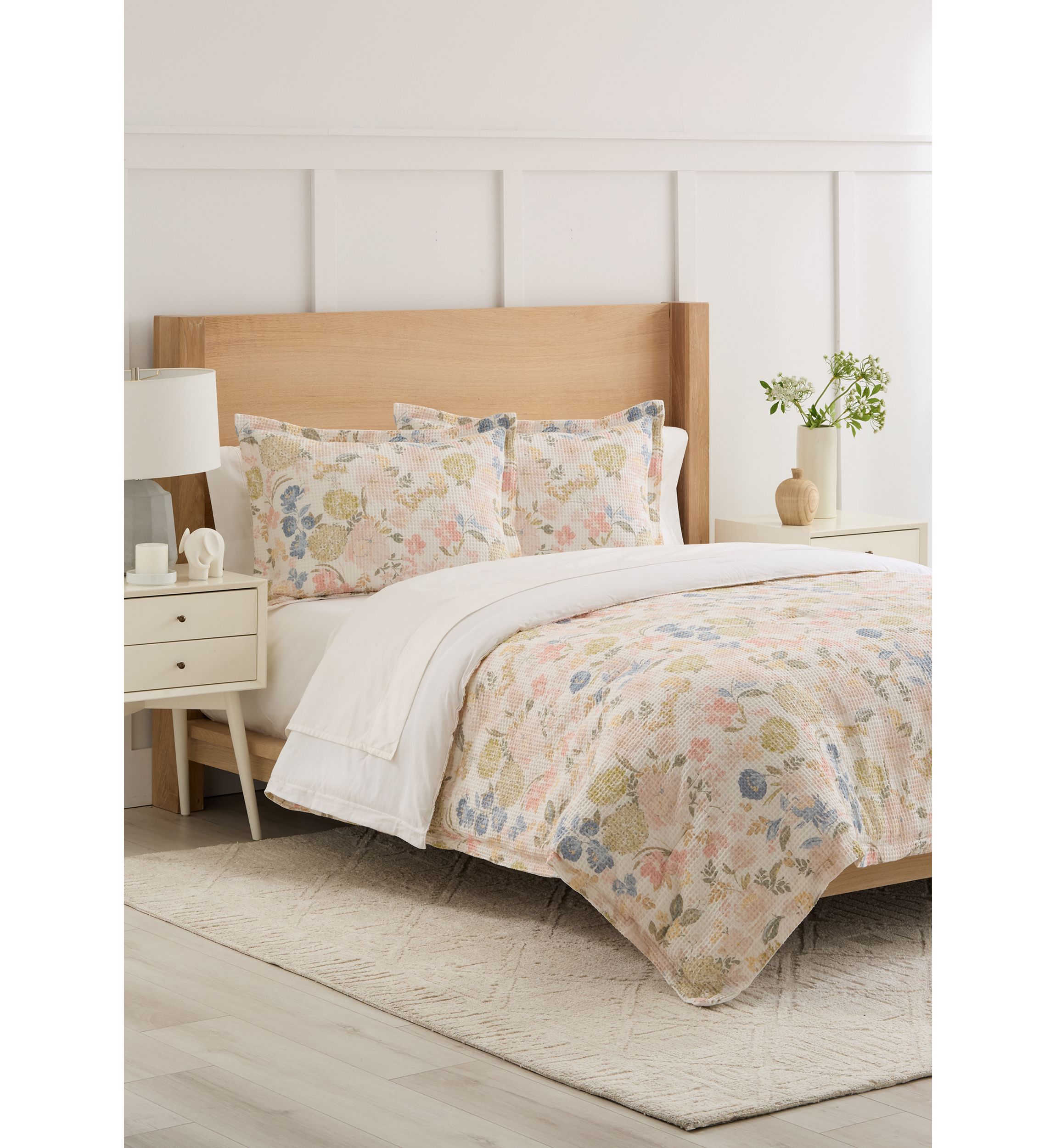 Floral Print Comforter Set