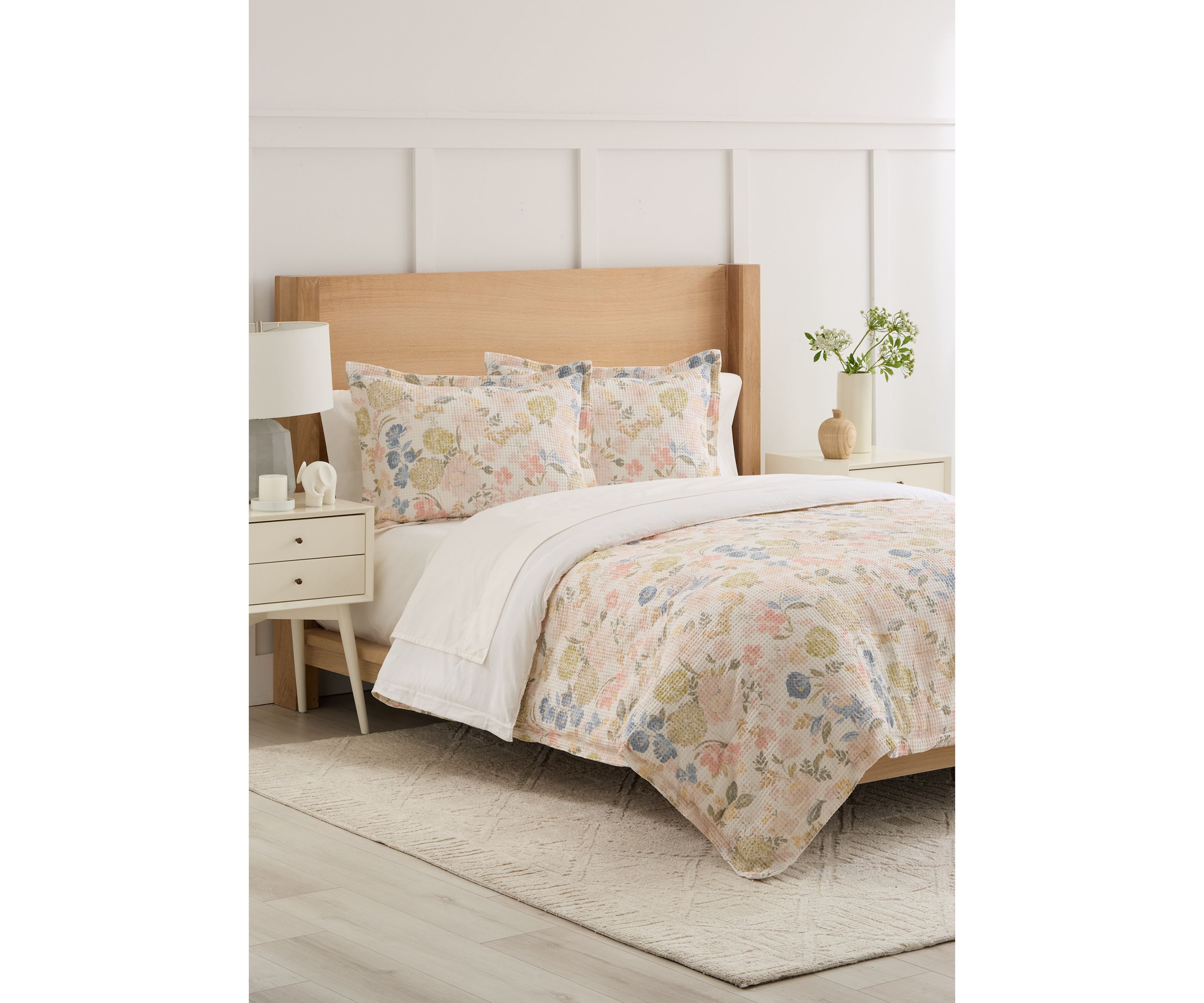Floral Print Comforter Set