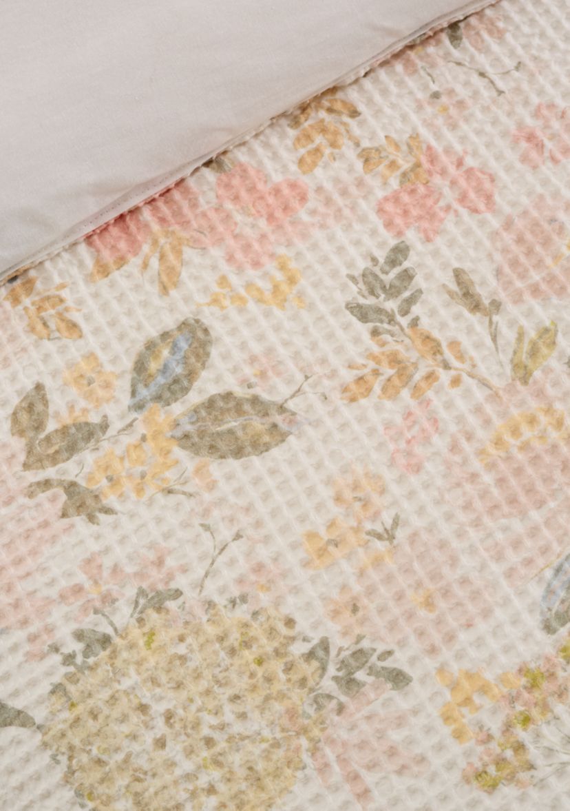 Floral Print Comforter Set