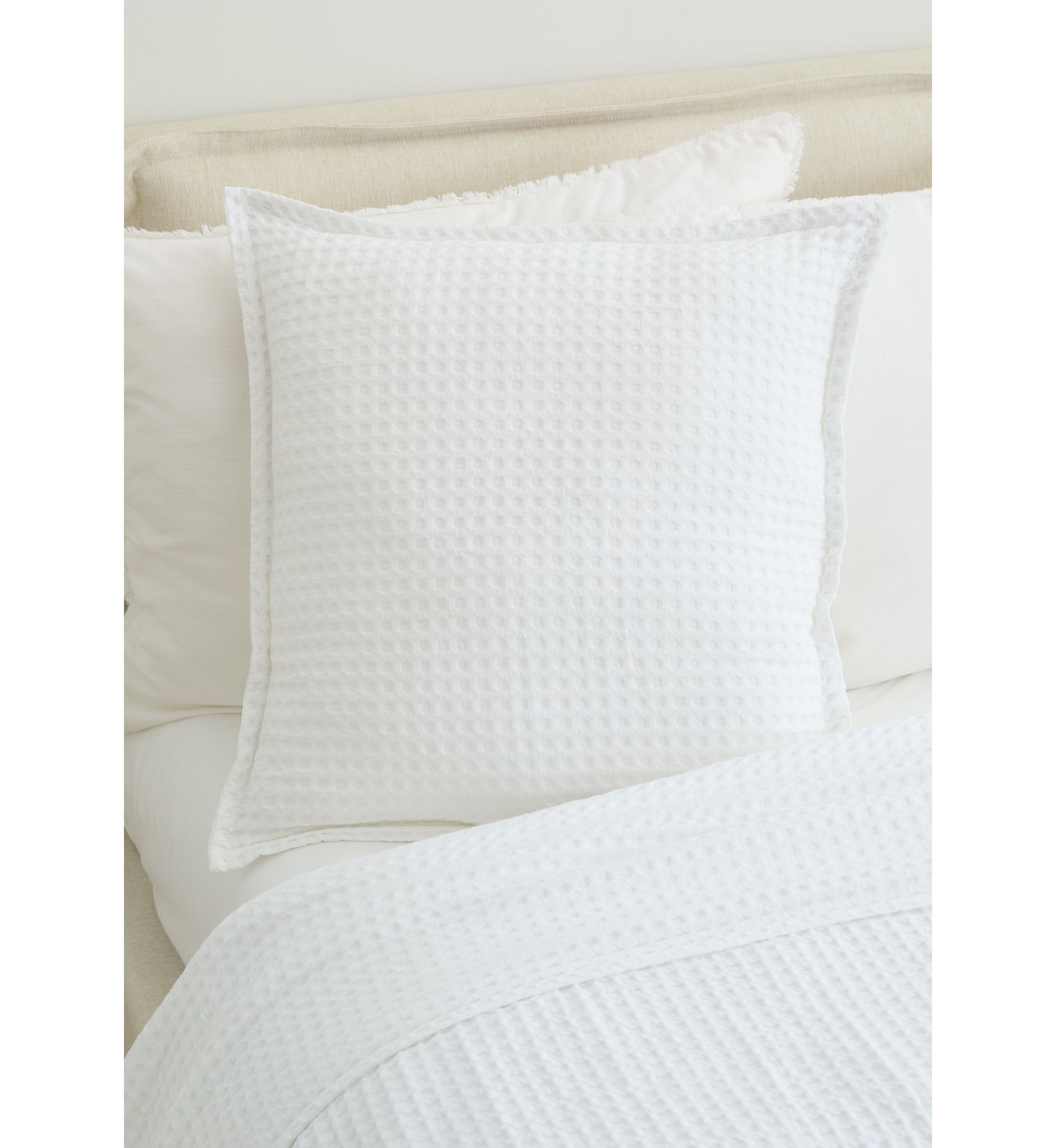Waffle Euro Pillow