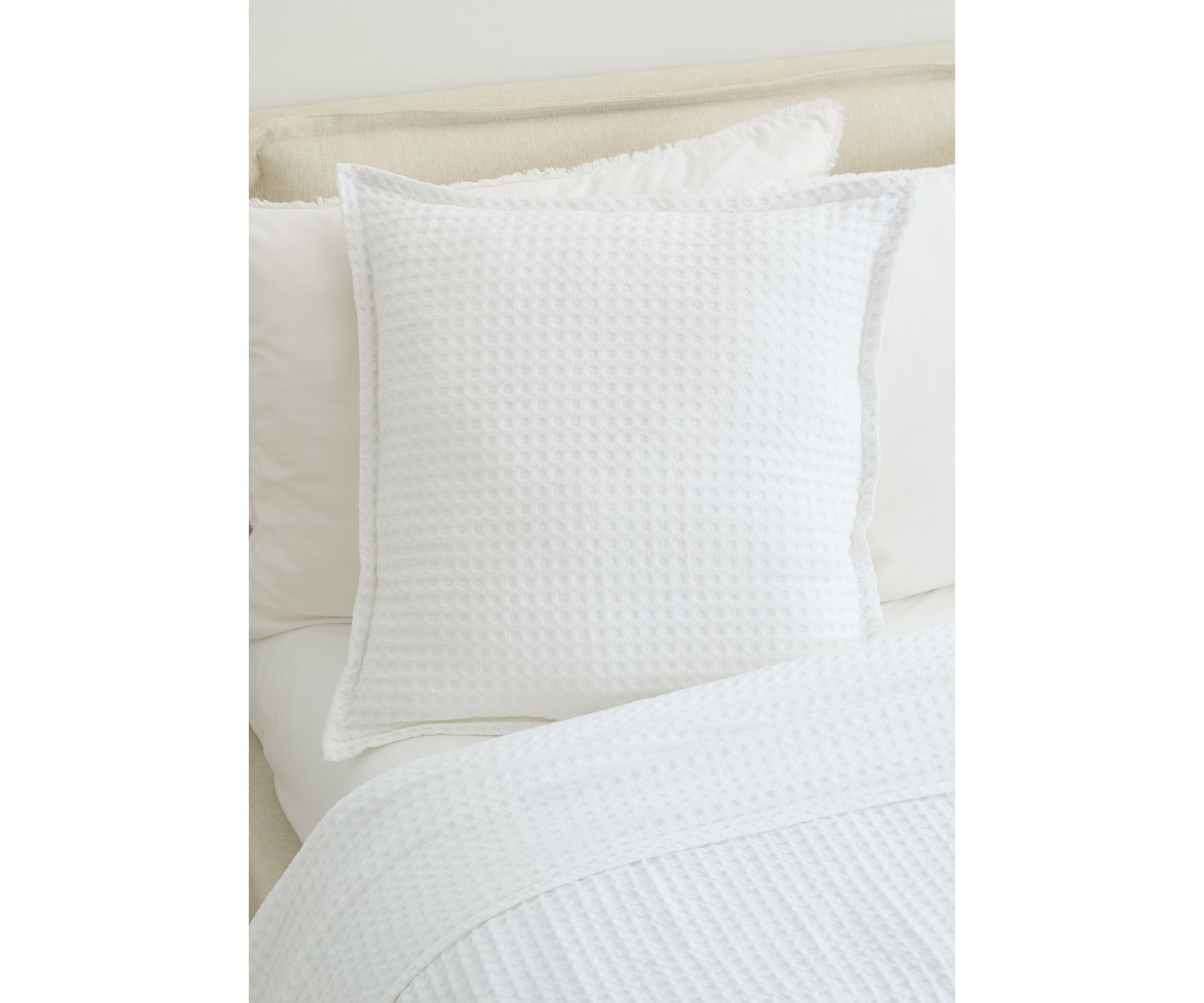 Waffle Euro Pillow