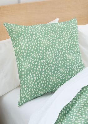 Crown & Ivy Dot Printed Filled Euro Pillow
