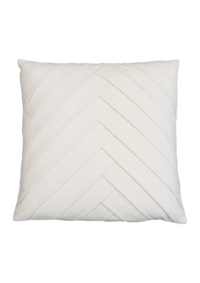 James Pleated Velvet Pillow 