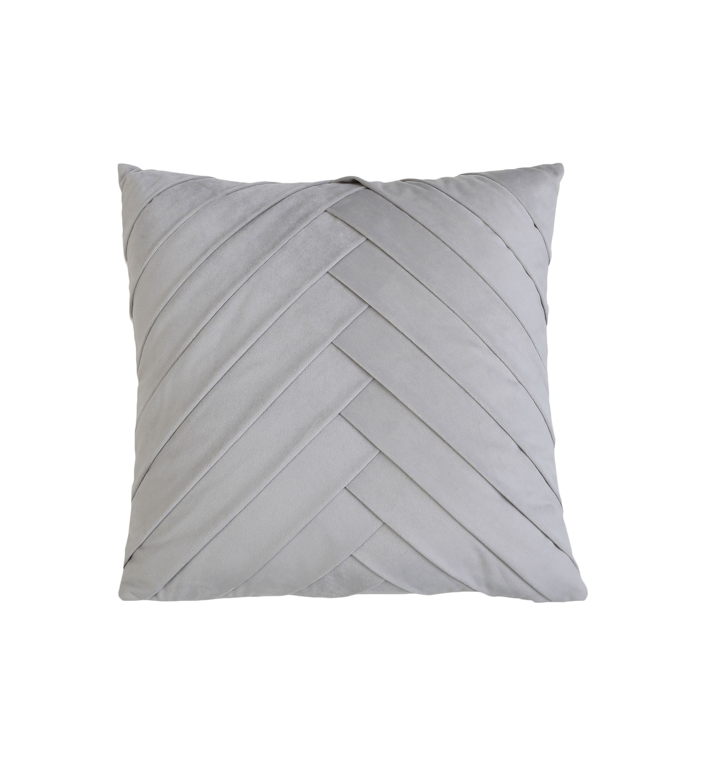 James Pleated Velvet Pillow 