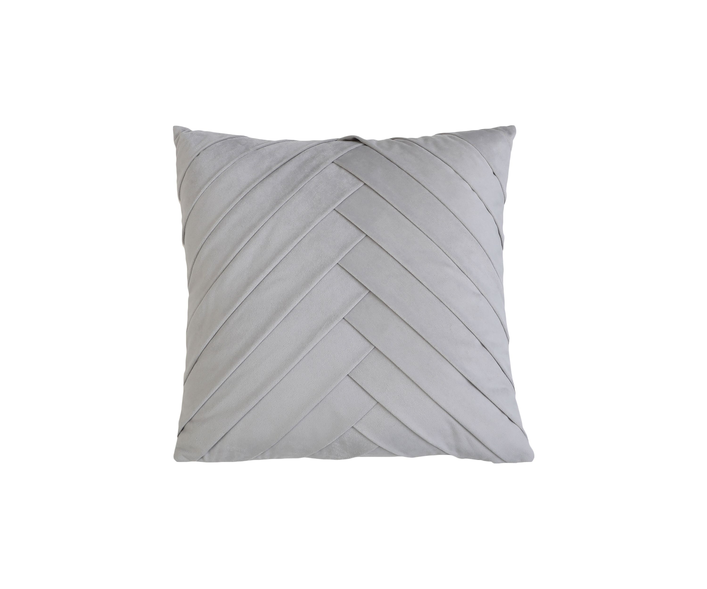 James Pleated Velvet Pillow 
