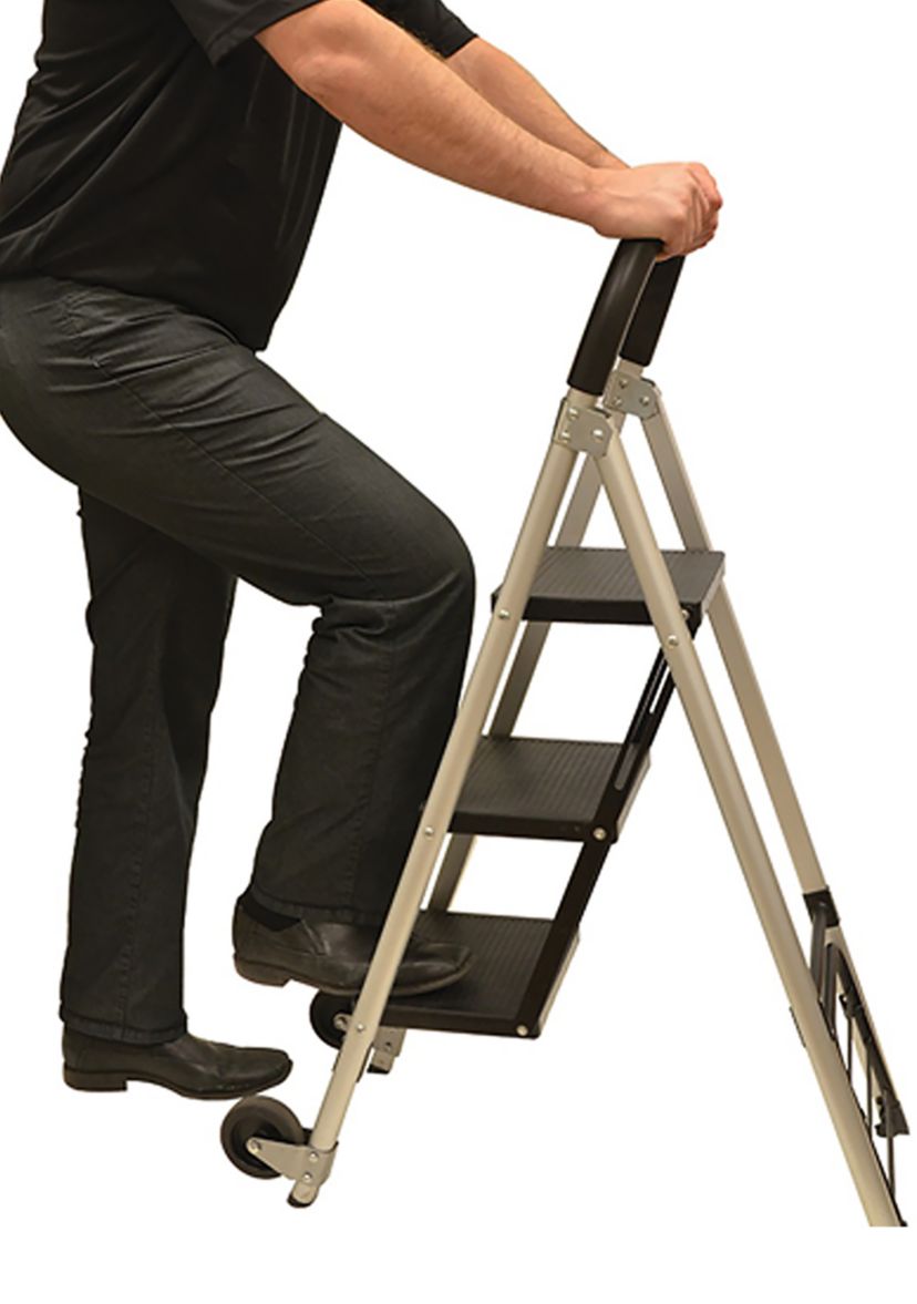 2-in-1 Step Stool Ladder