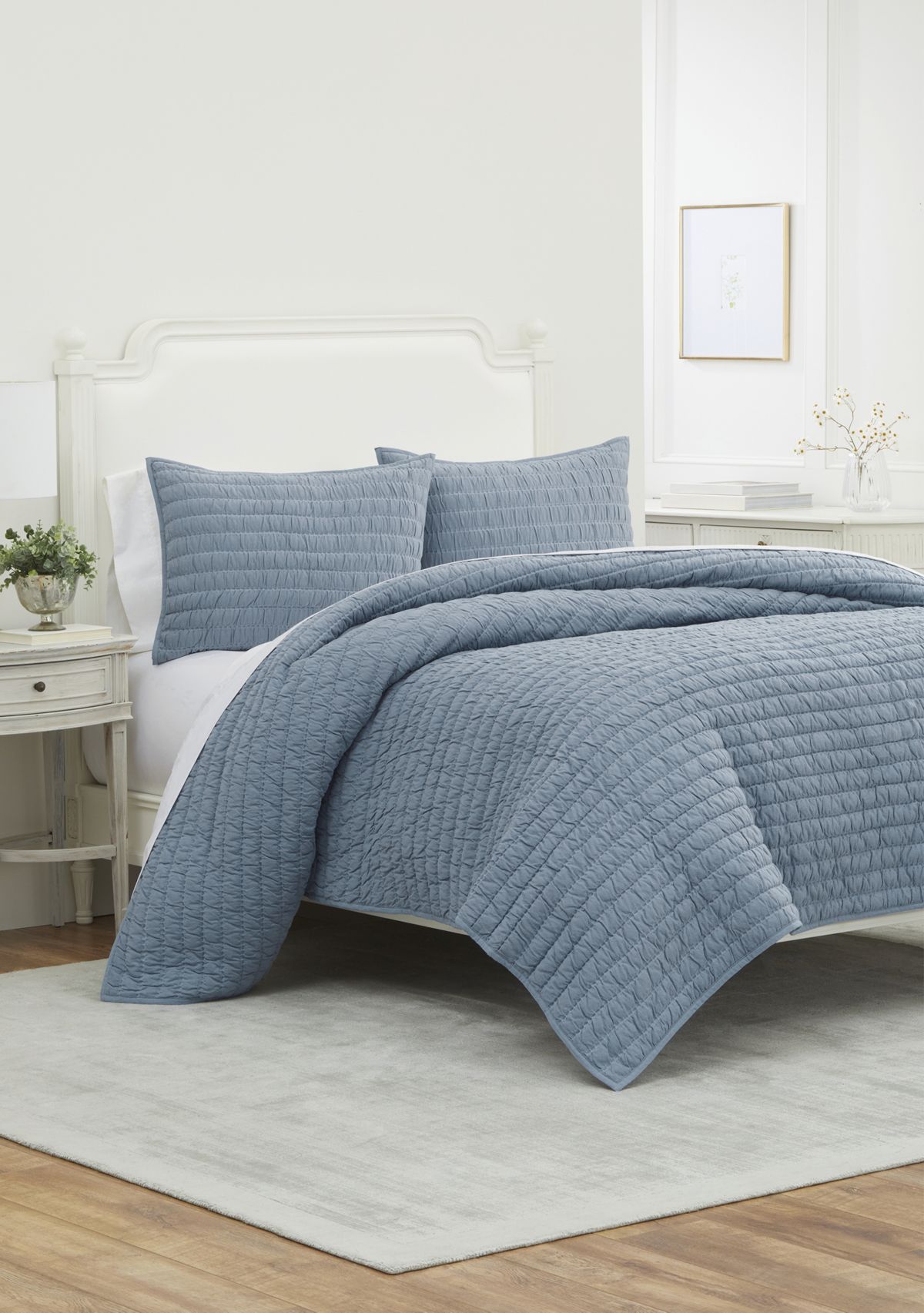 20th Anniversary Spring Sky Jacquard Stitch Quilt Set