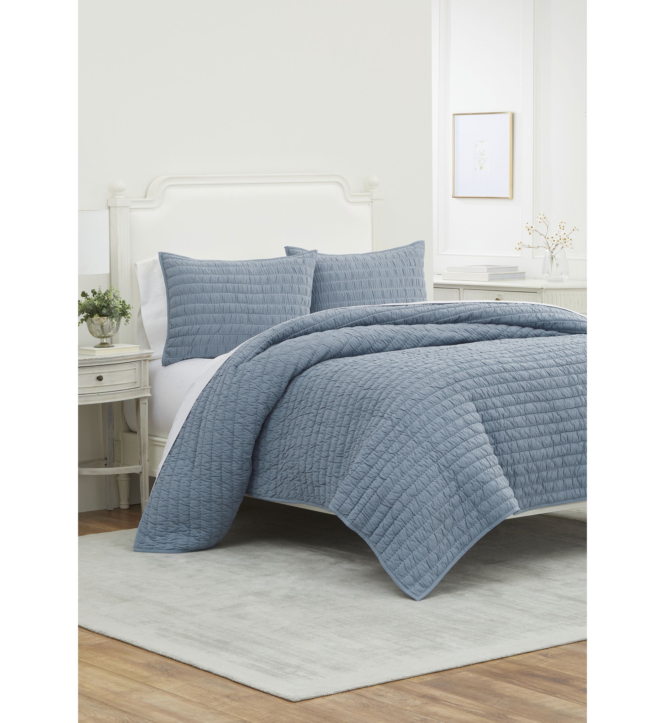 20th Anniversary Spring Sky Jacquard Stitch Quilt Set