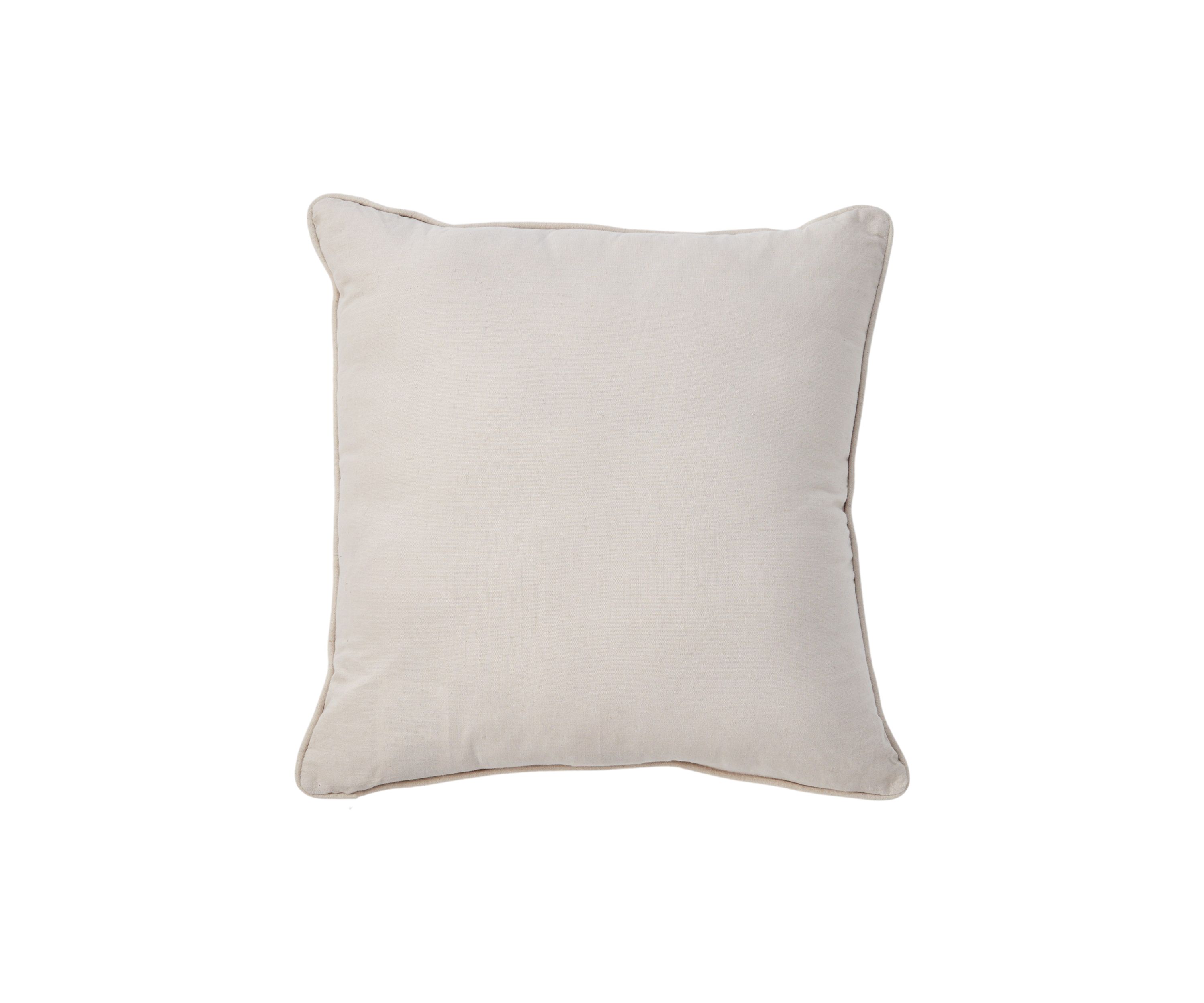 Leaf Embroidered Pillow