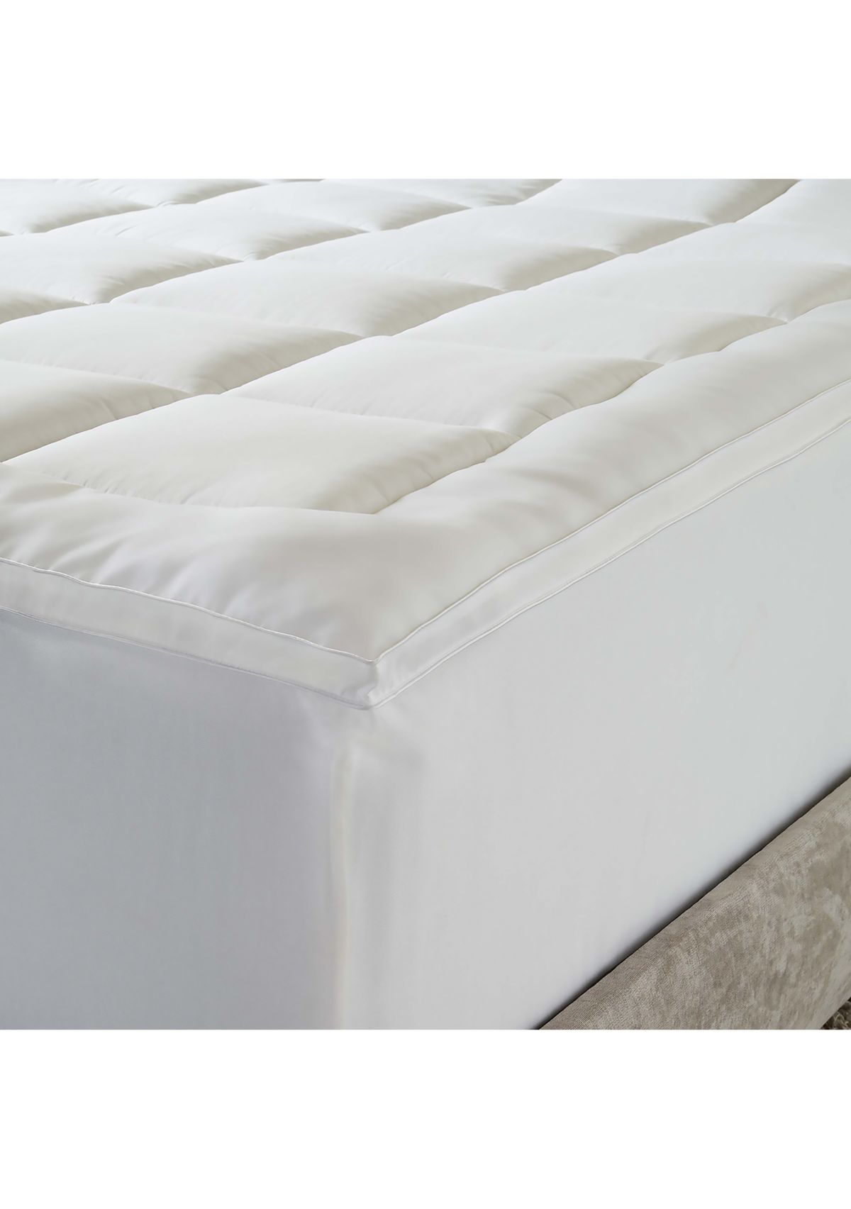 1.5 Inch Comfort Microfiber Gusseted Fiberbed
