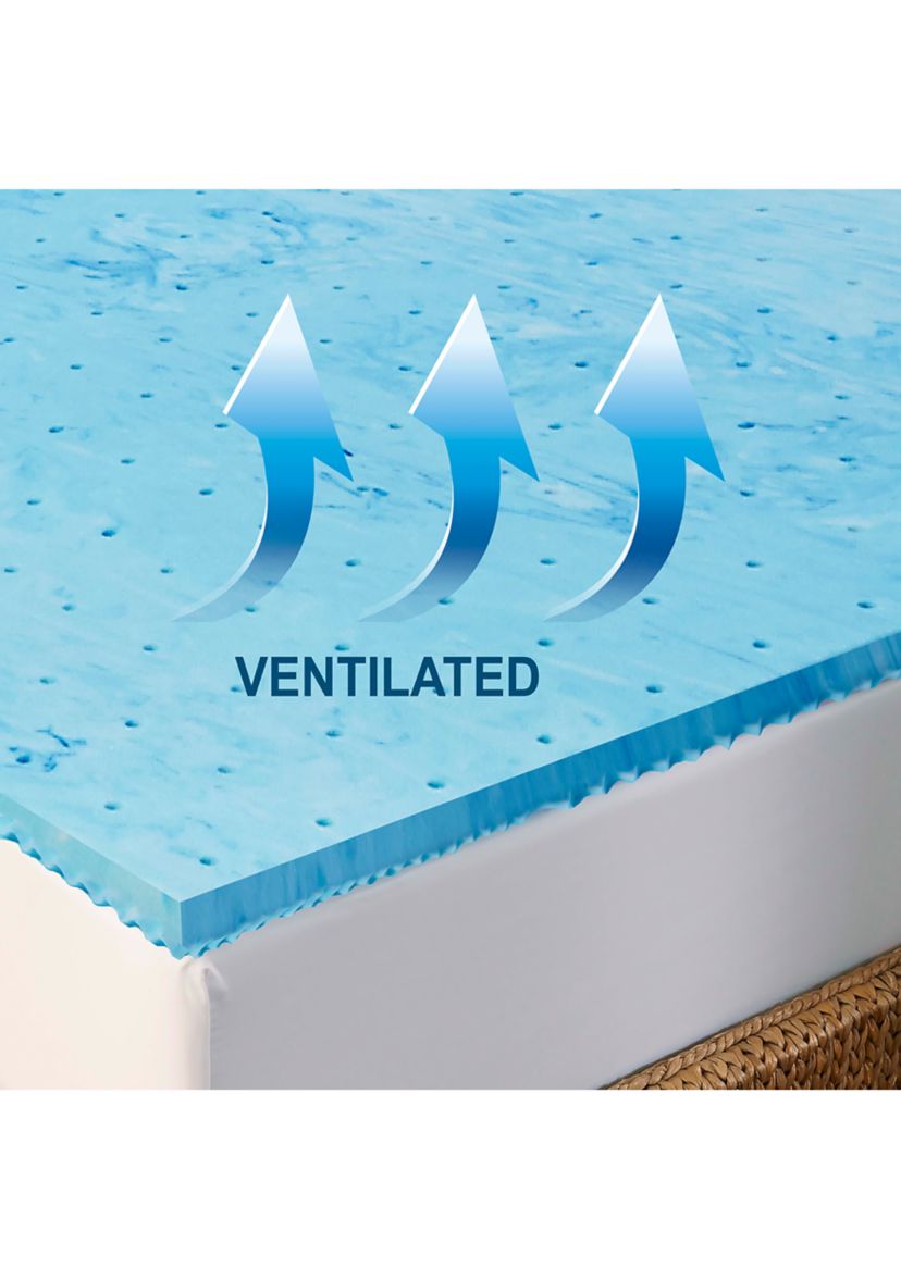 Cool Gel 1.5 Inch 5 Zone Memory Foam Topper
