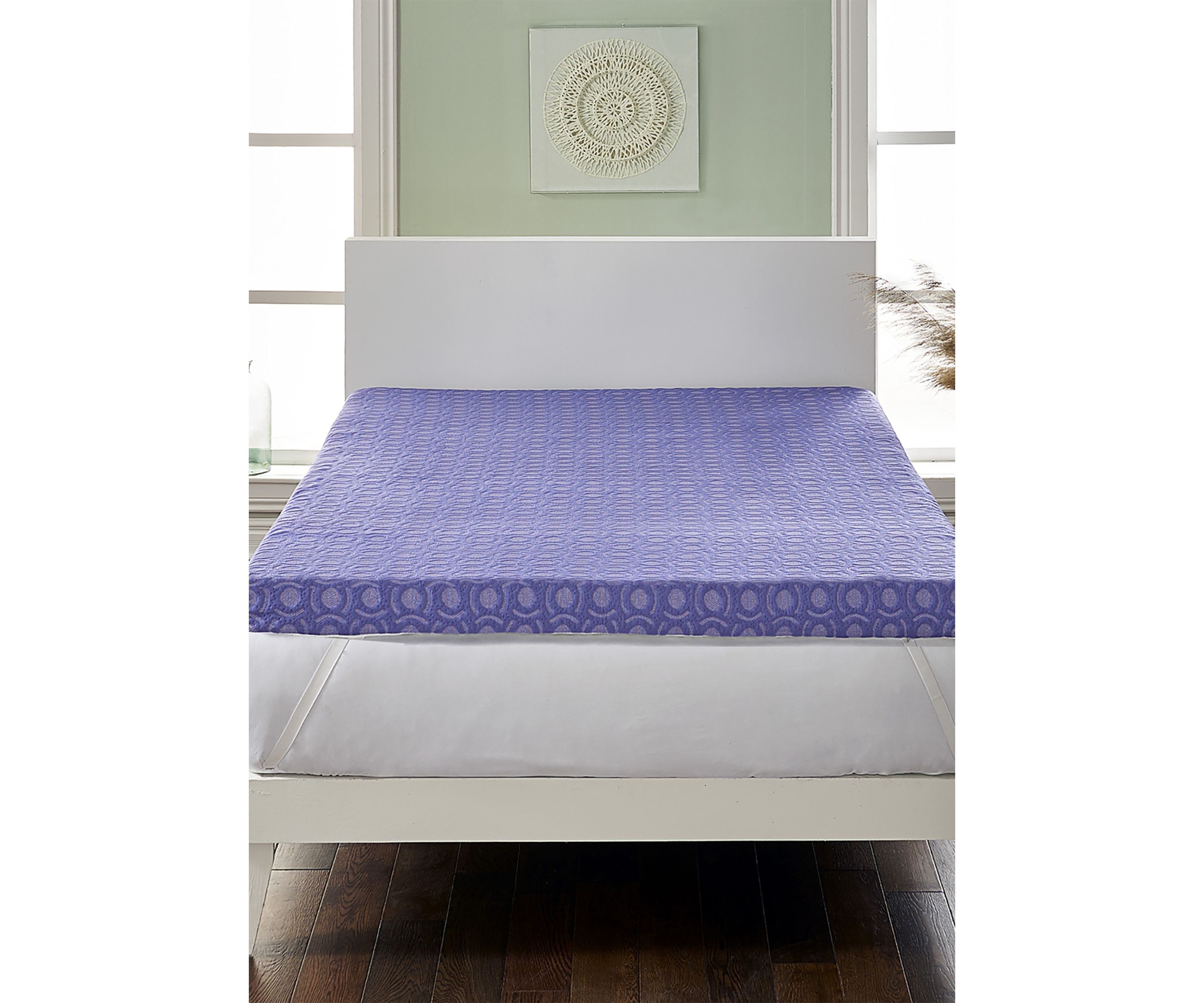 4 Inch Supreme Memory Foam Mattress Topper with Medium Firm Support