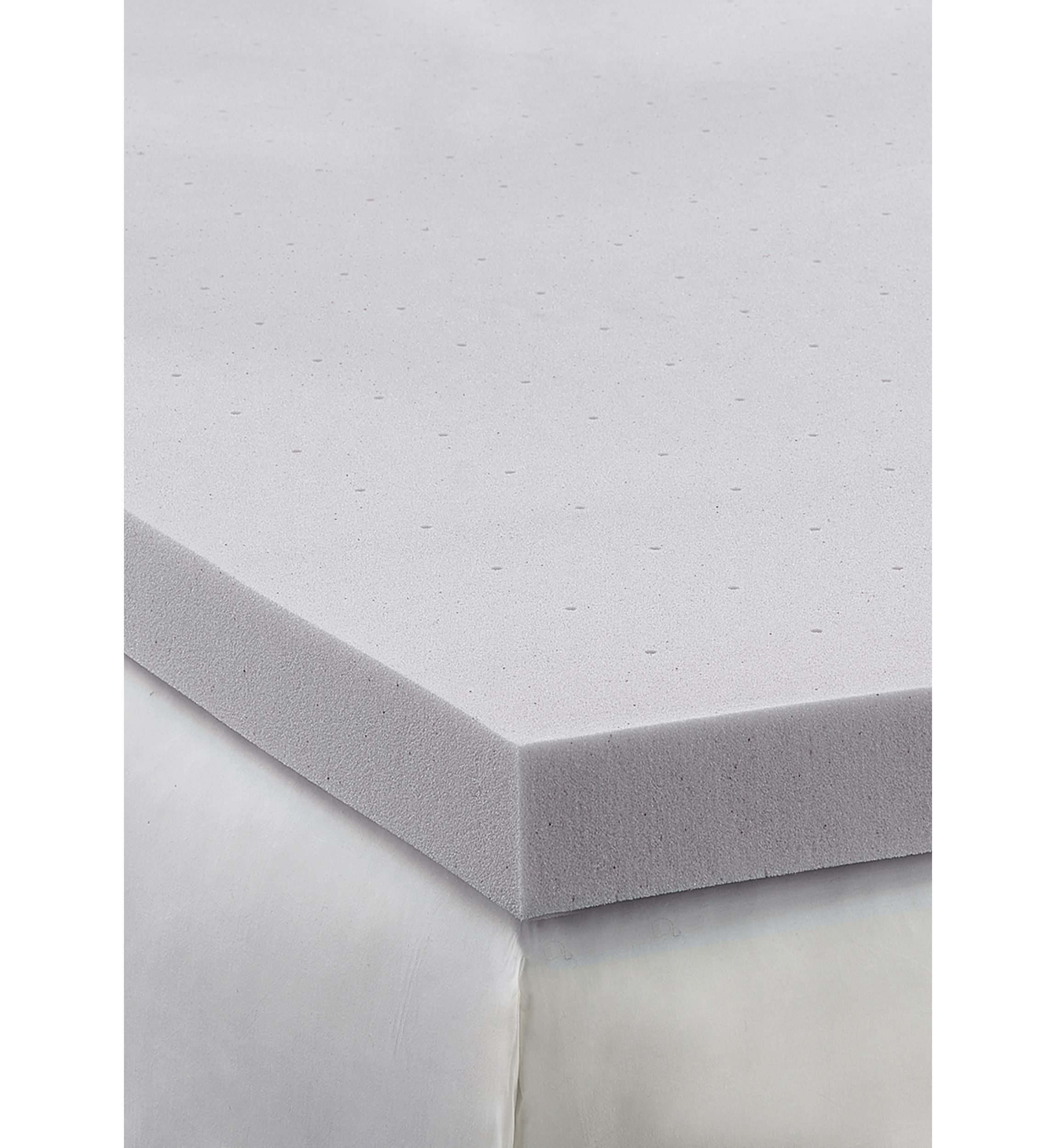 Hypoallergenic Bamboo Charcoal 2.5 Inch Memory Foam Topper