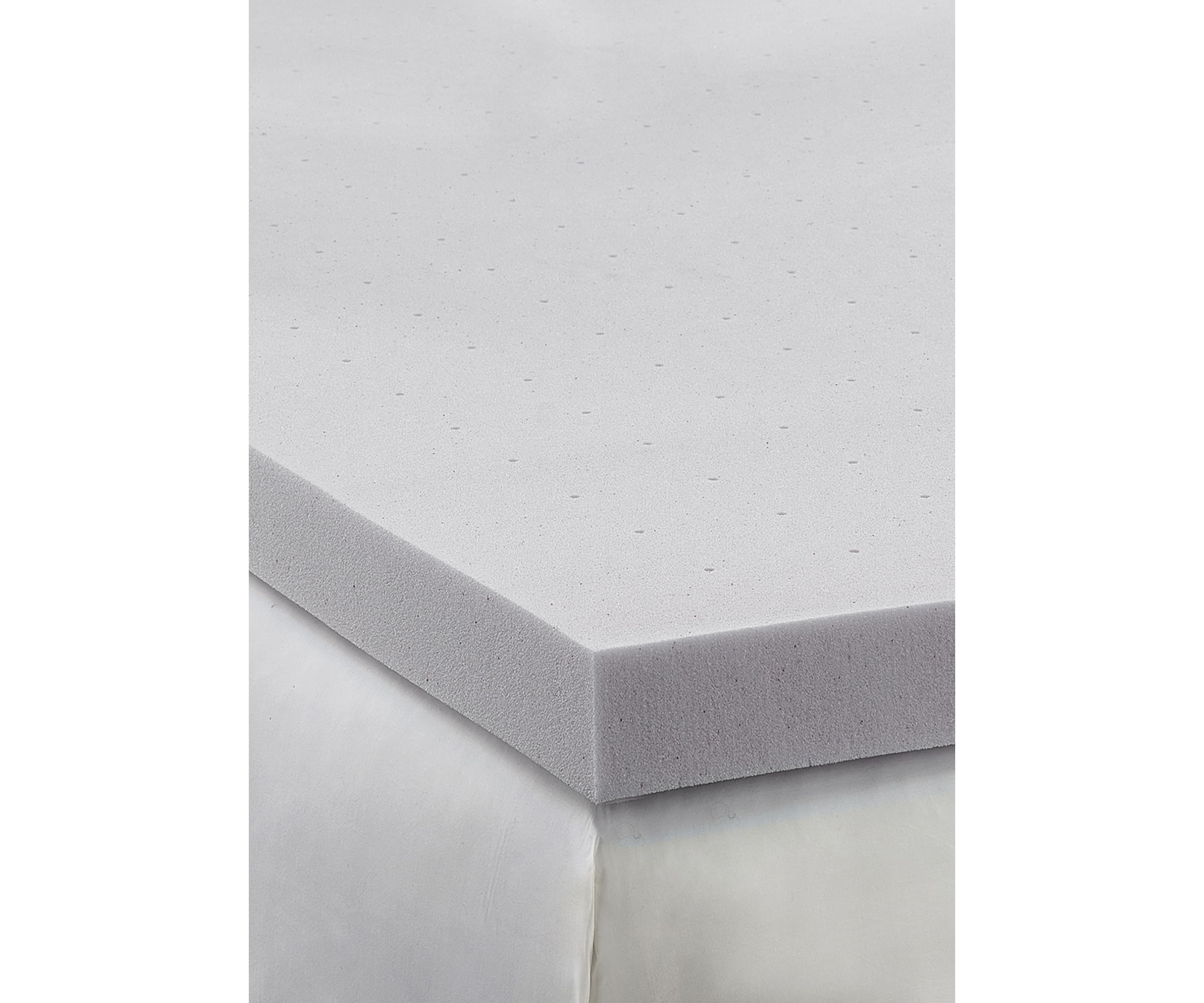 Hypoallergenic Bamboo Charcoal 2.5 Inch Memory Foam Topper