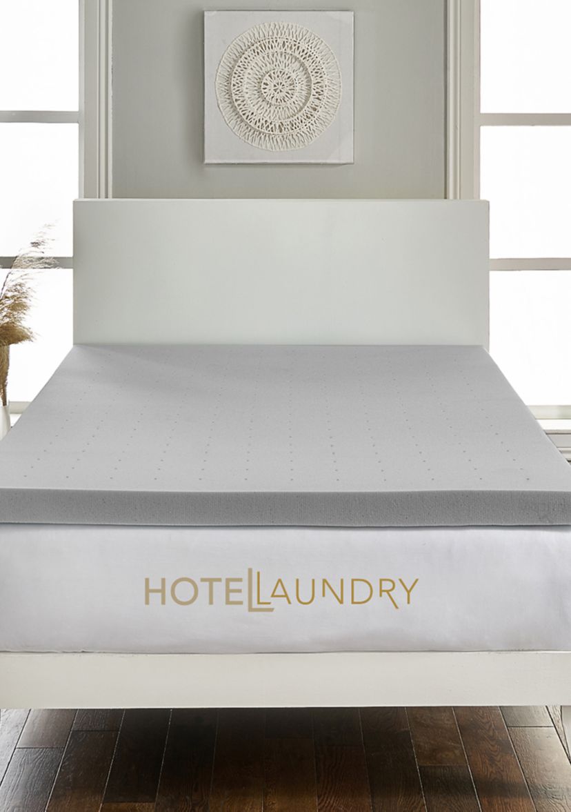 Hypoallergenic Bamboo Charcoal 2.5 Inch Memory Foam Topper