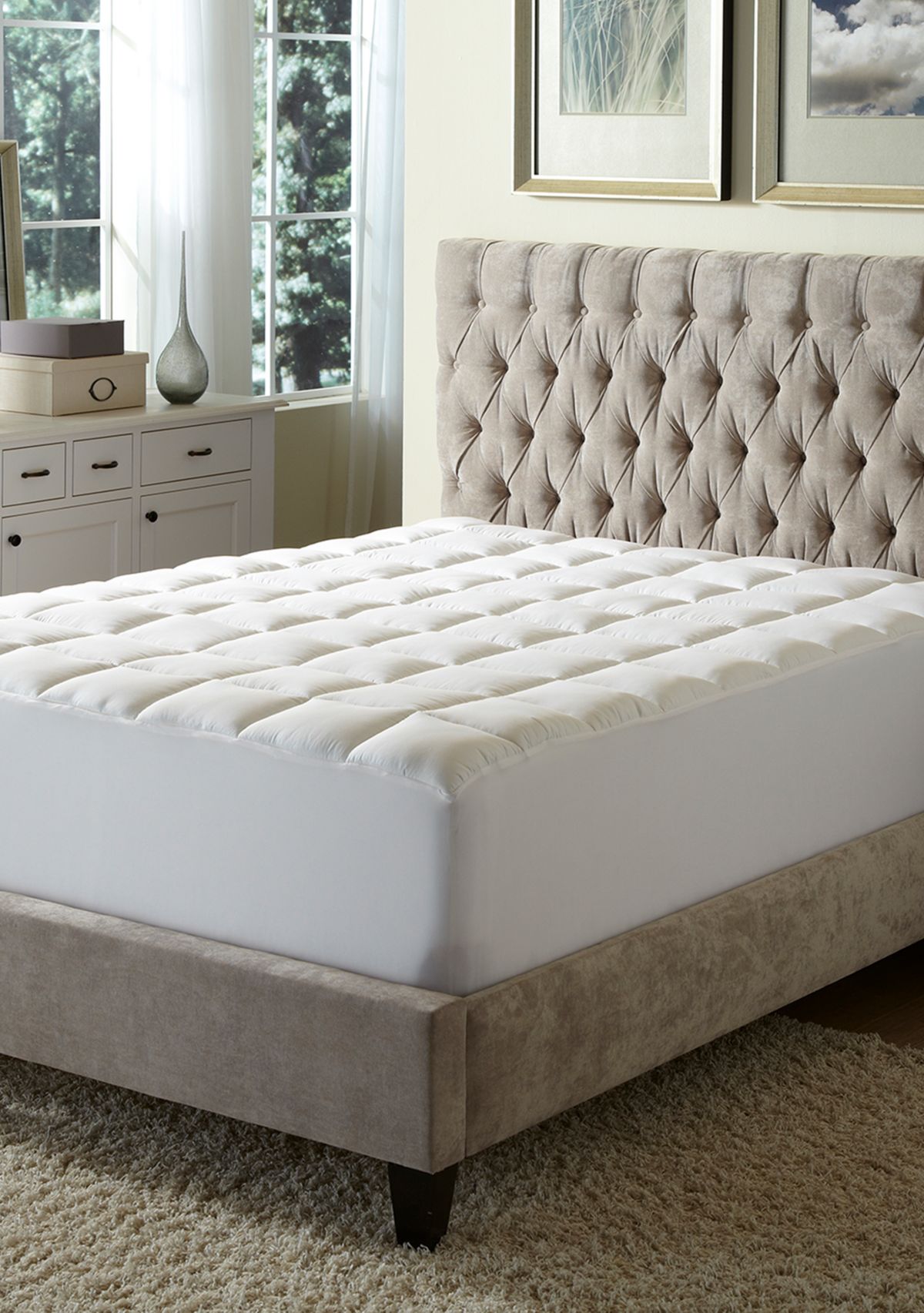 Overfilled Waterproof Mattress Pad