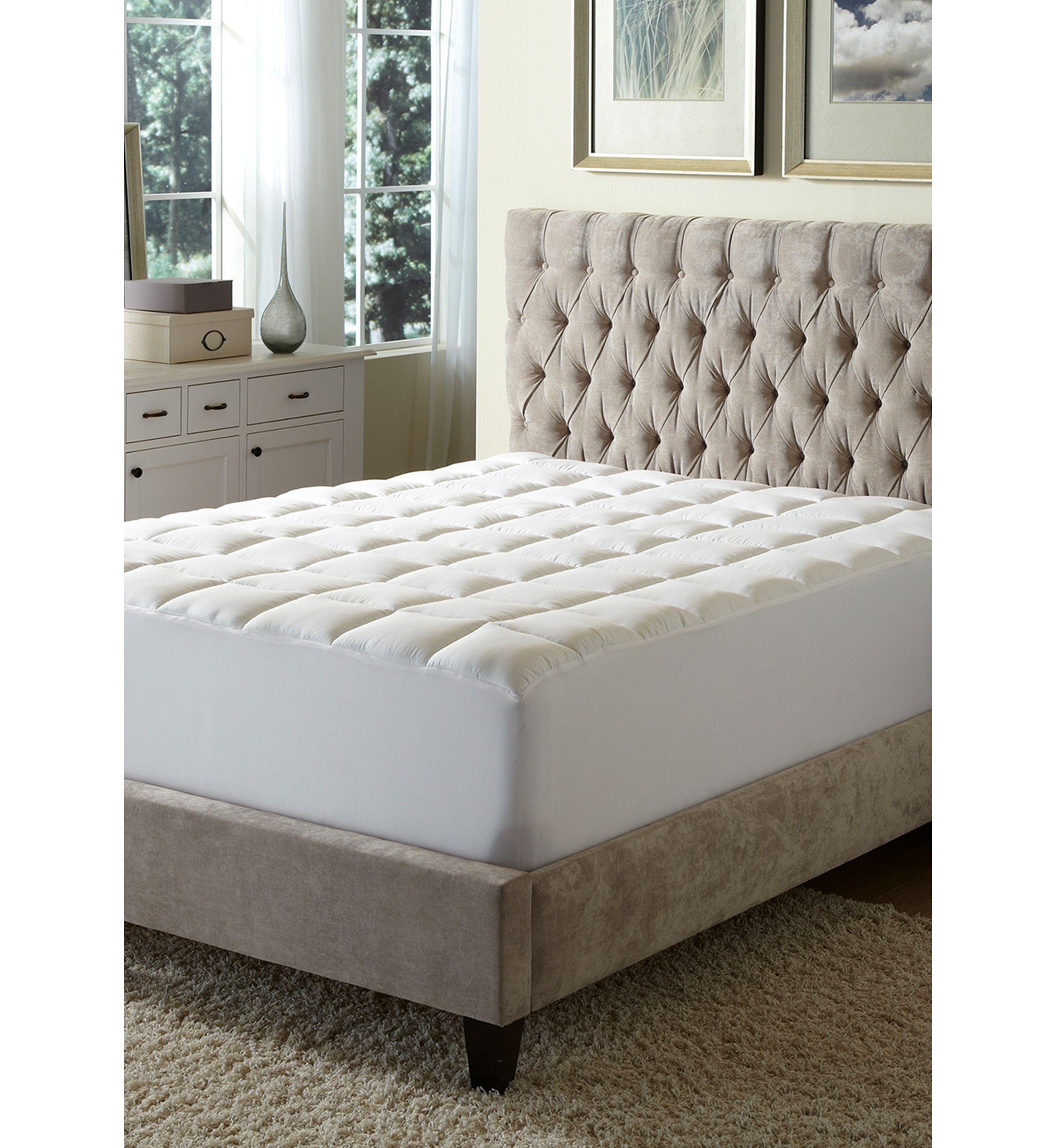 Overfilled Waterproof Mattress Pad