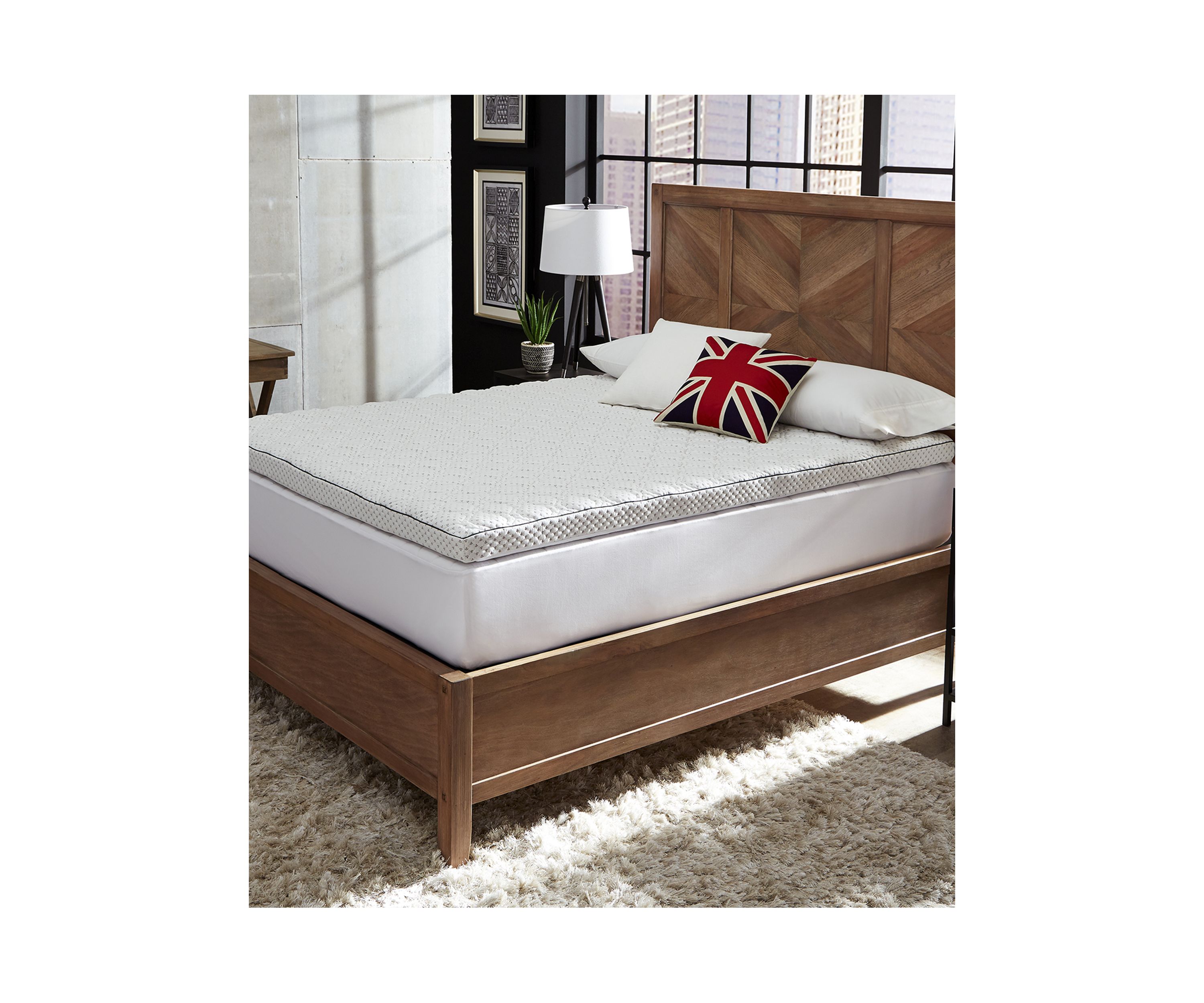 3 Inch Charcoal Infused Memory Foam Supreme Mattress Topper