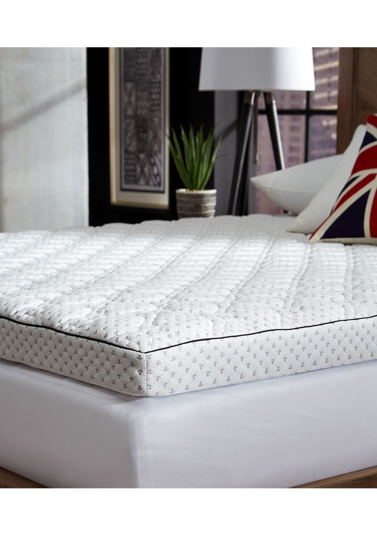 3 Inch Charcoal Infused Memory Foam Supreme Mattress Topper